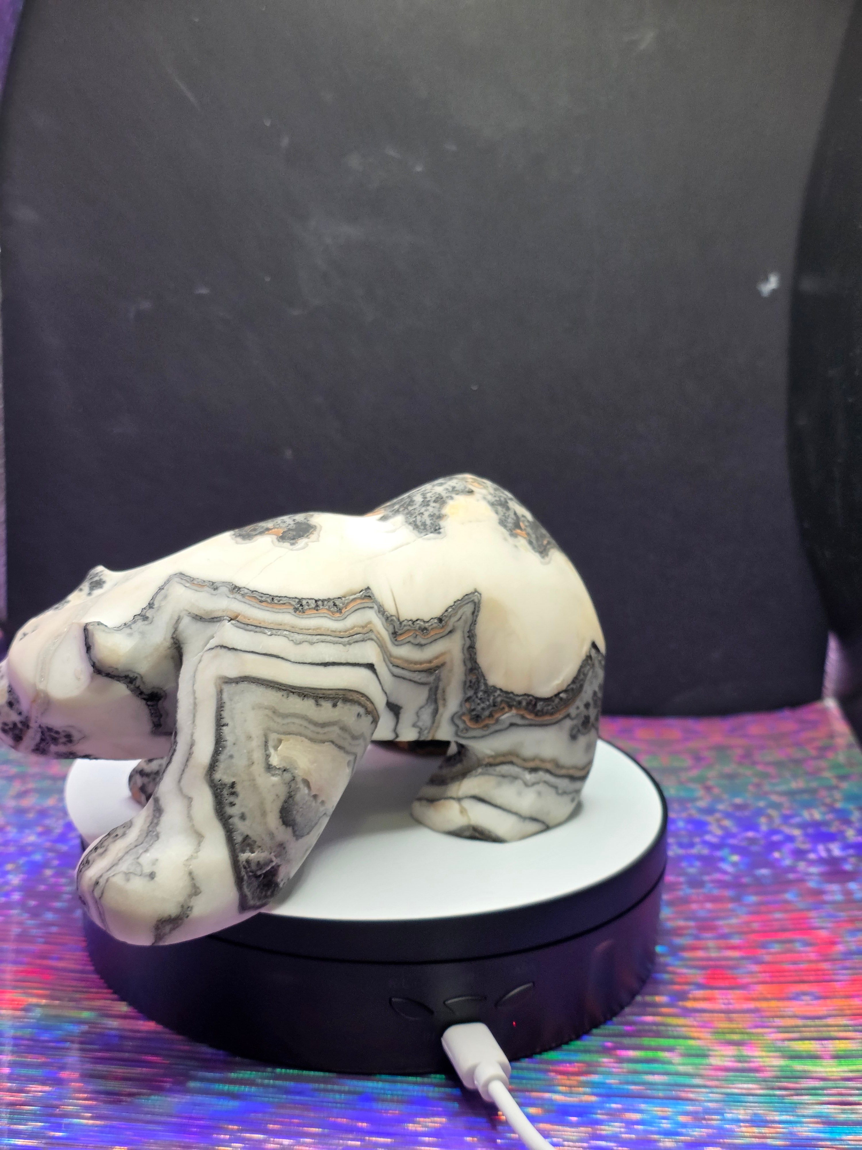 Dendritic Calcite Bear