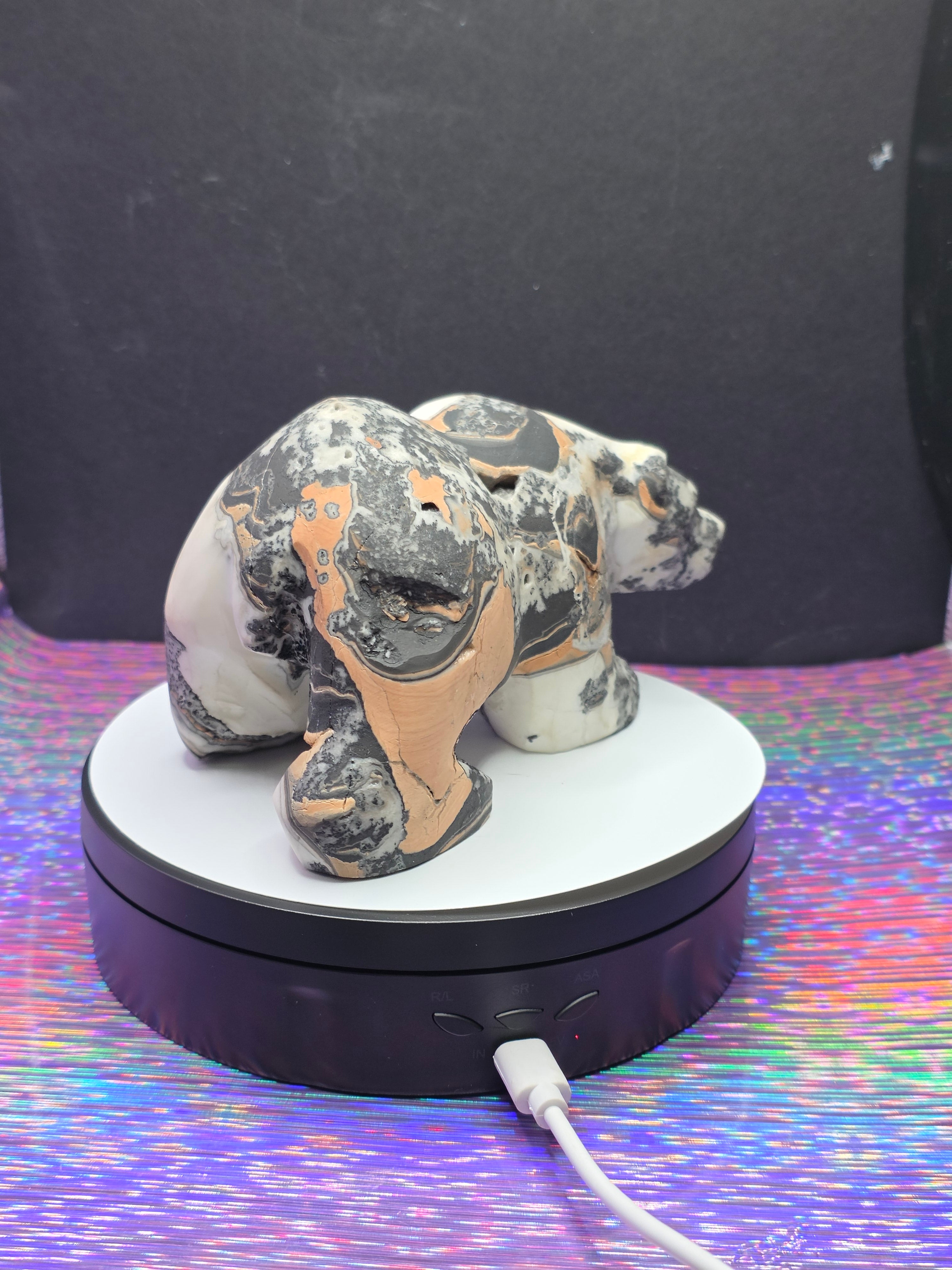 Dendritic Calcite Bear
