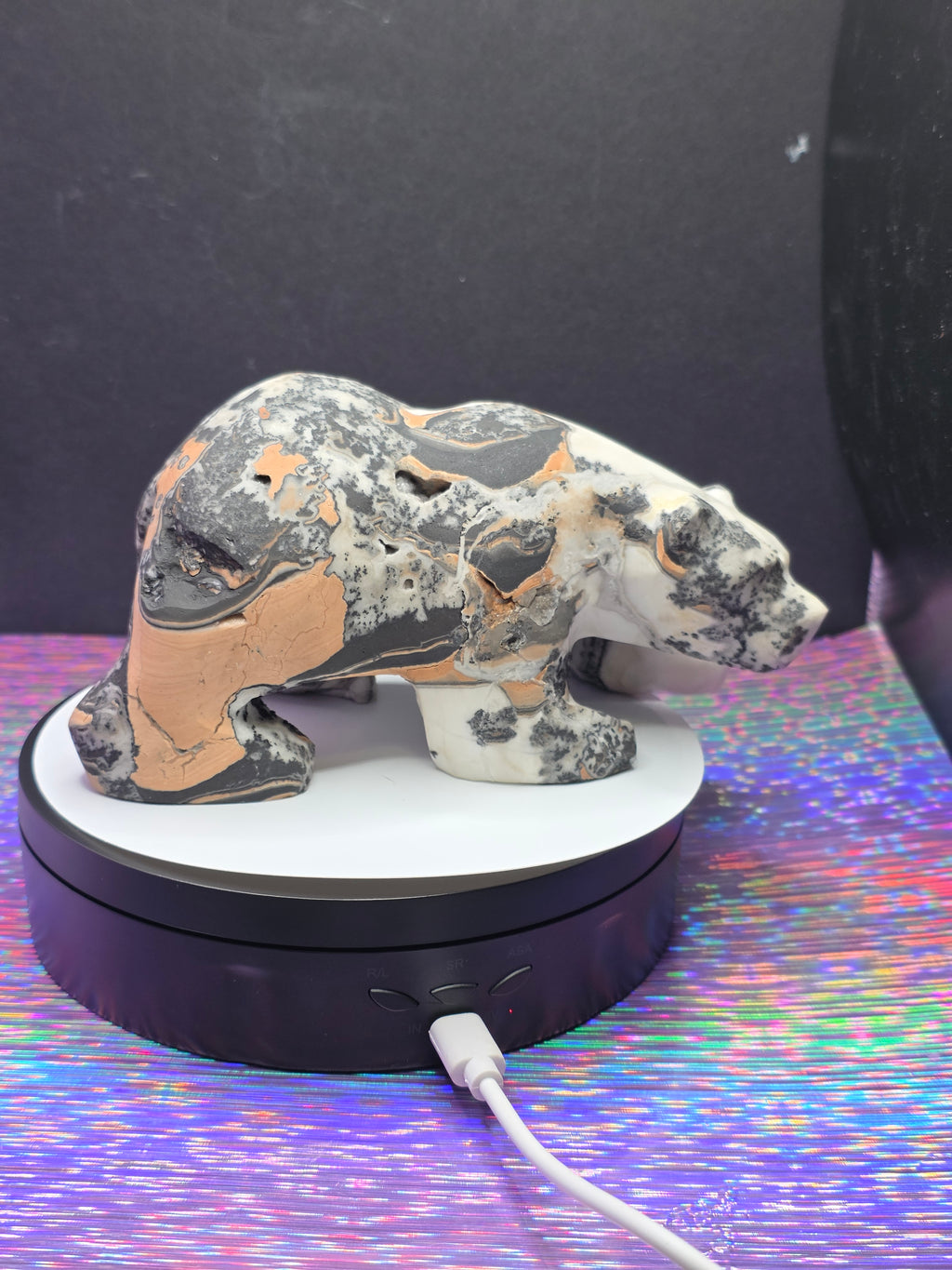 Dendritic Calcite Bear