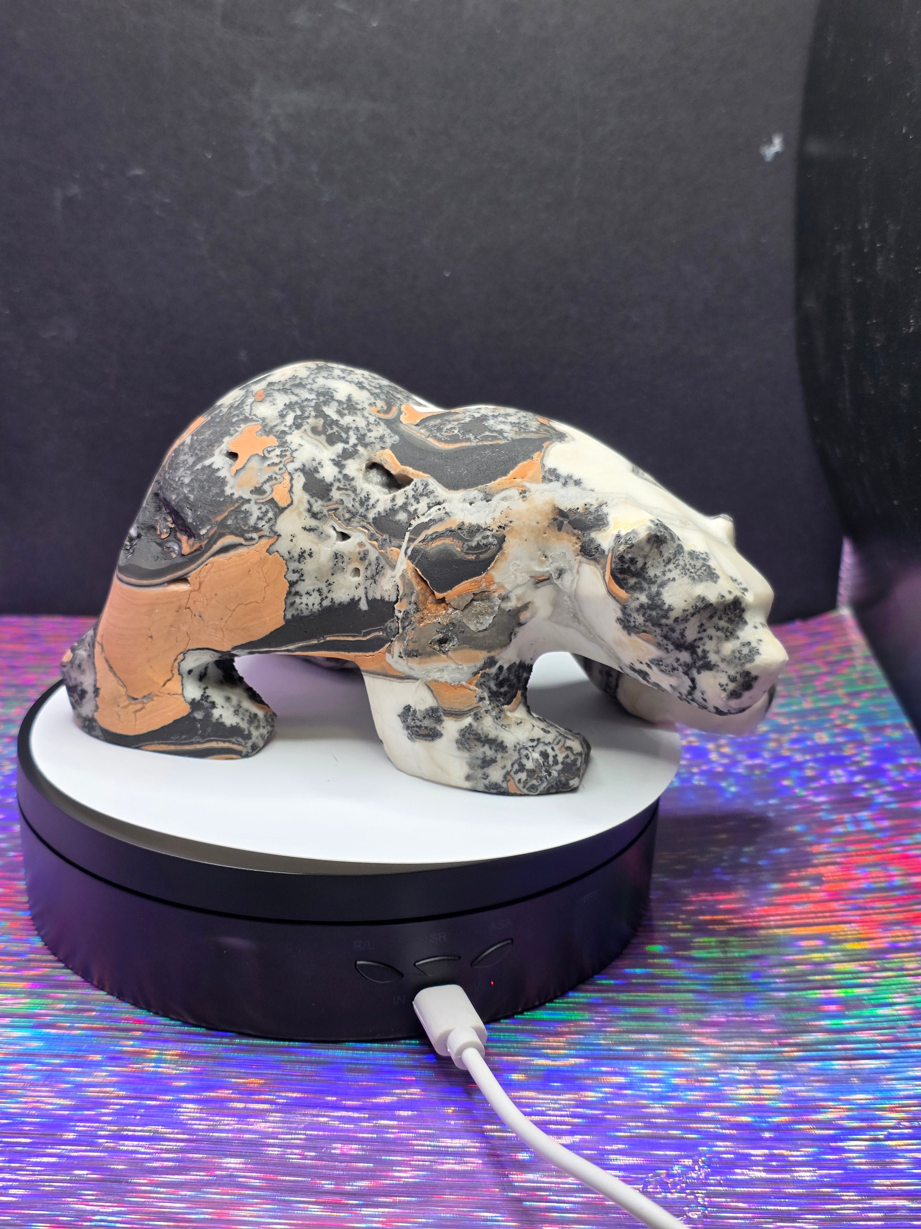 Dendritic Calcite Bear