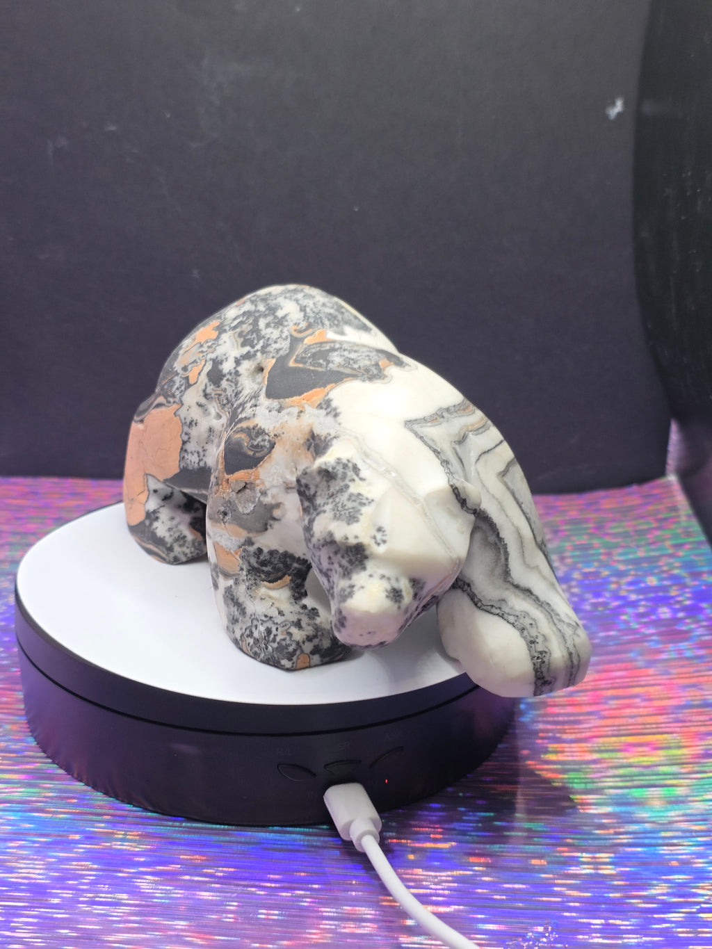 Dendritic Calcite Bear