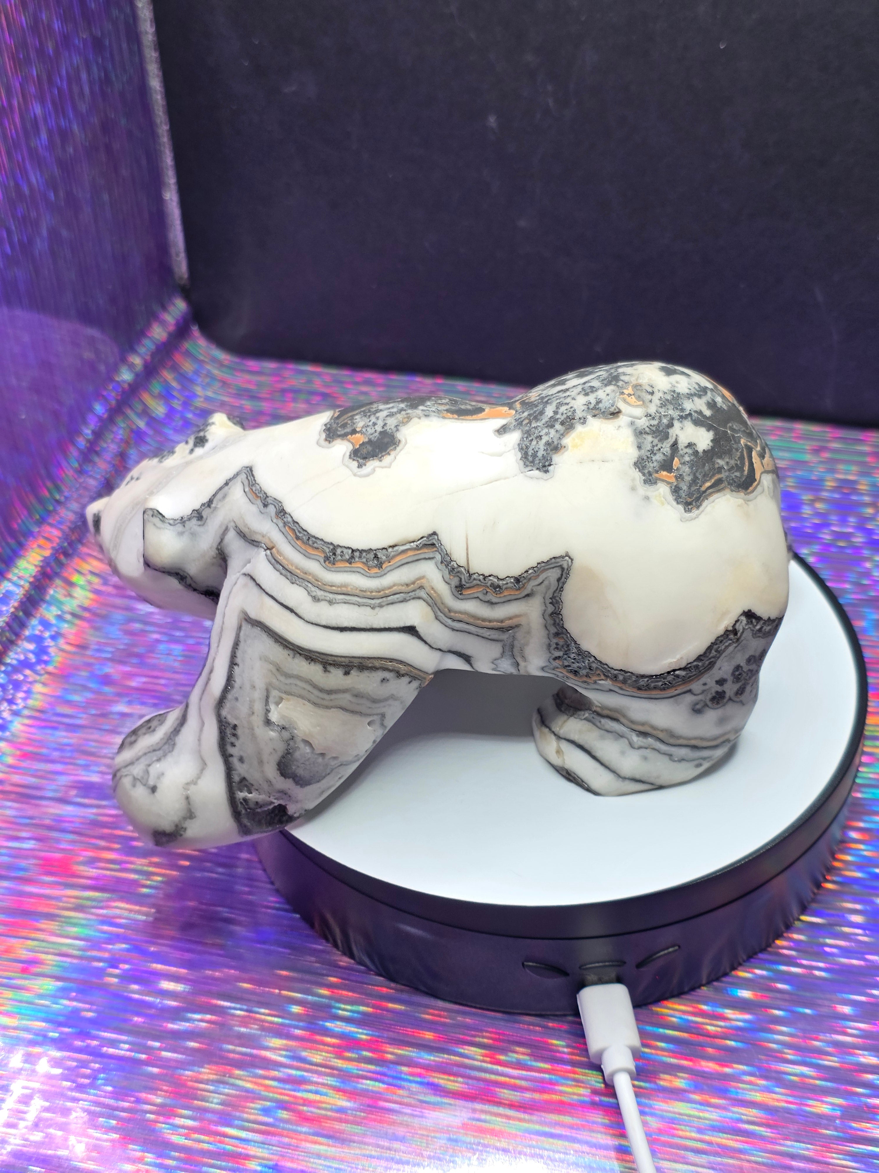 Dendritic Calcite Bear