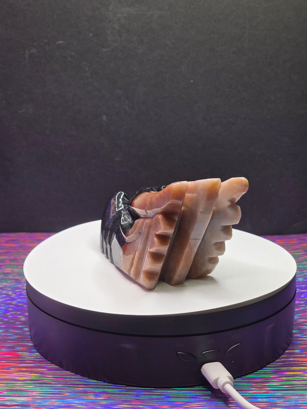 Black & Red Ocean Jasper Dragon Head