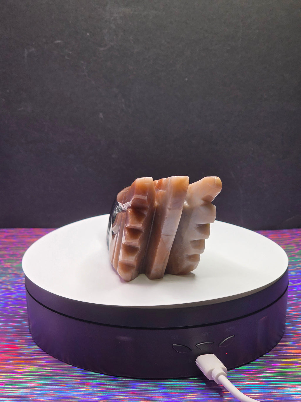 Black & Red Ocean Jasper Dragon Head