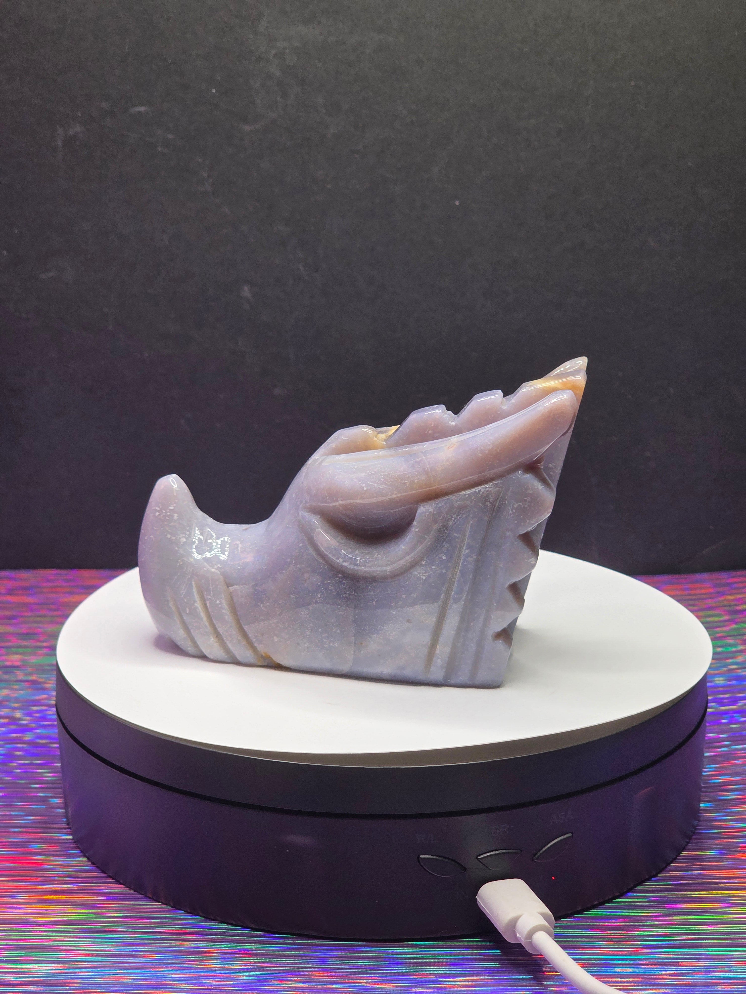 Chalcedony Dragon Head