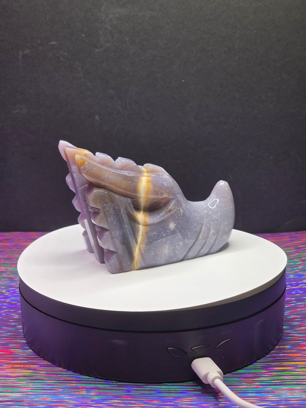 Chalcedony Dragon Head