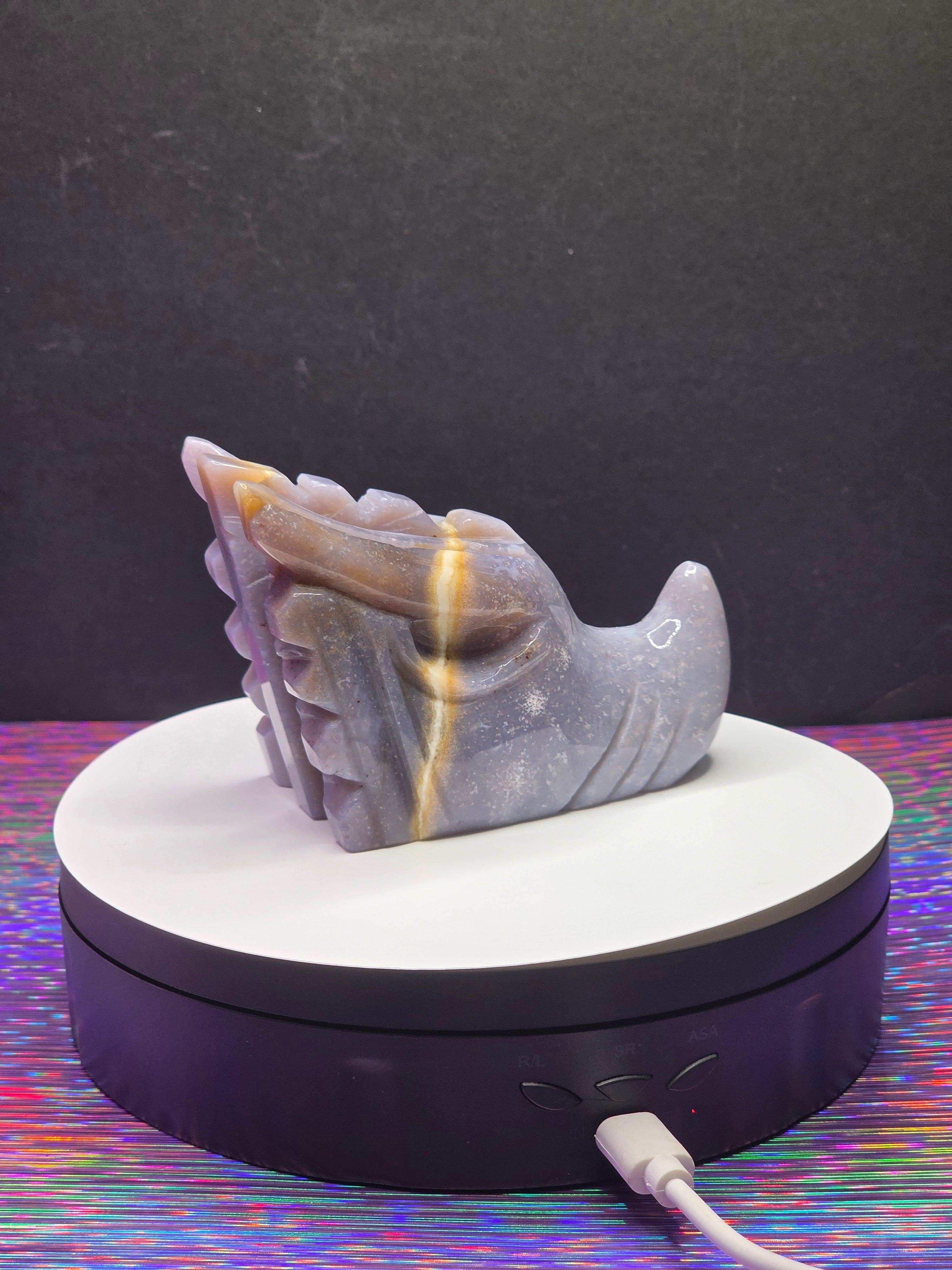Chalcedony Dragon Head