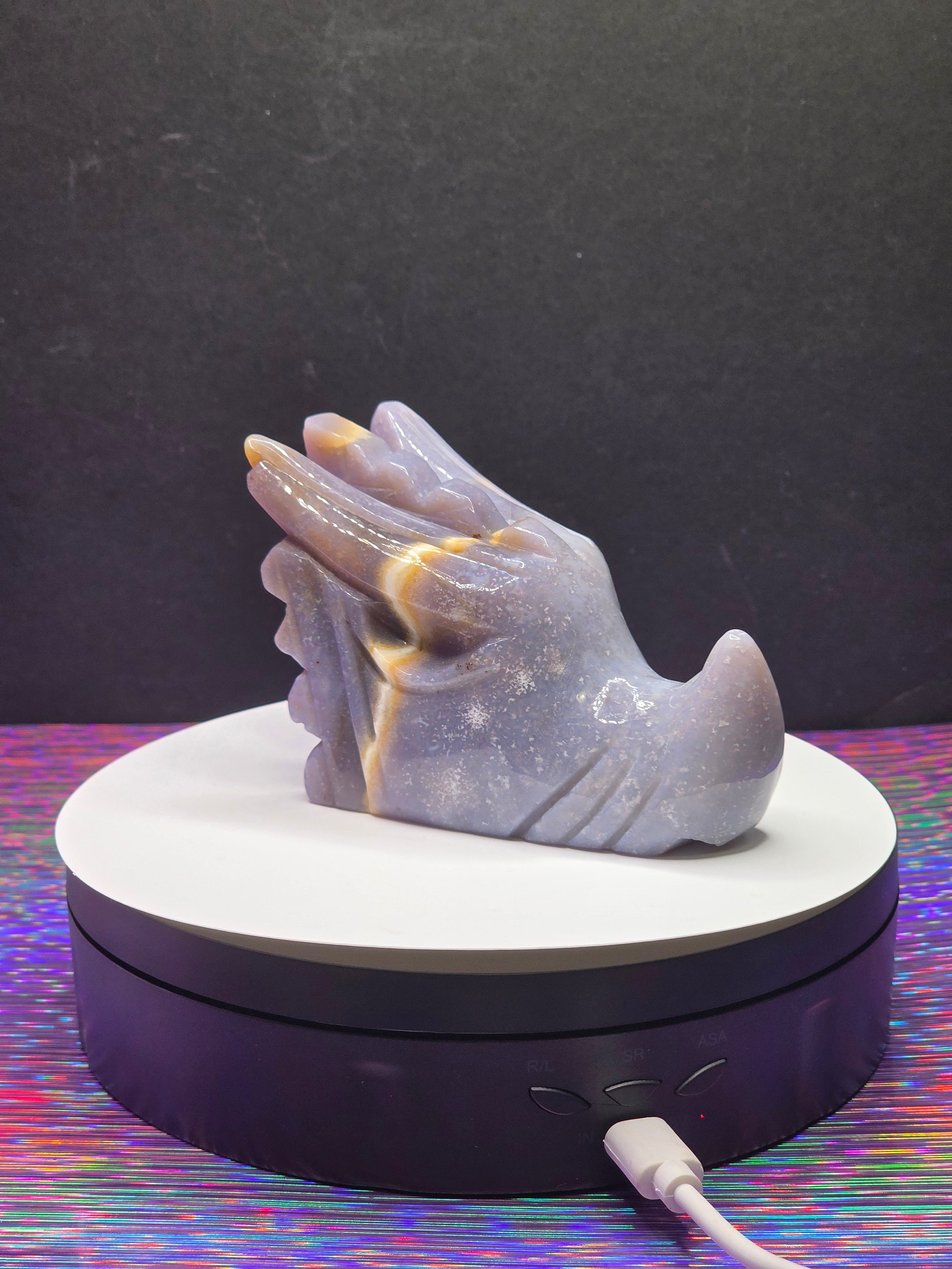 Chalcedony Dragon Head