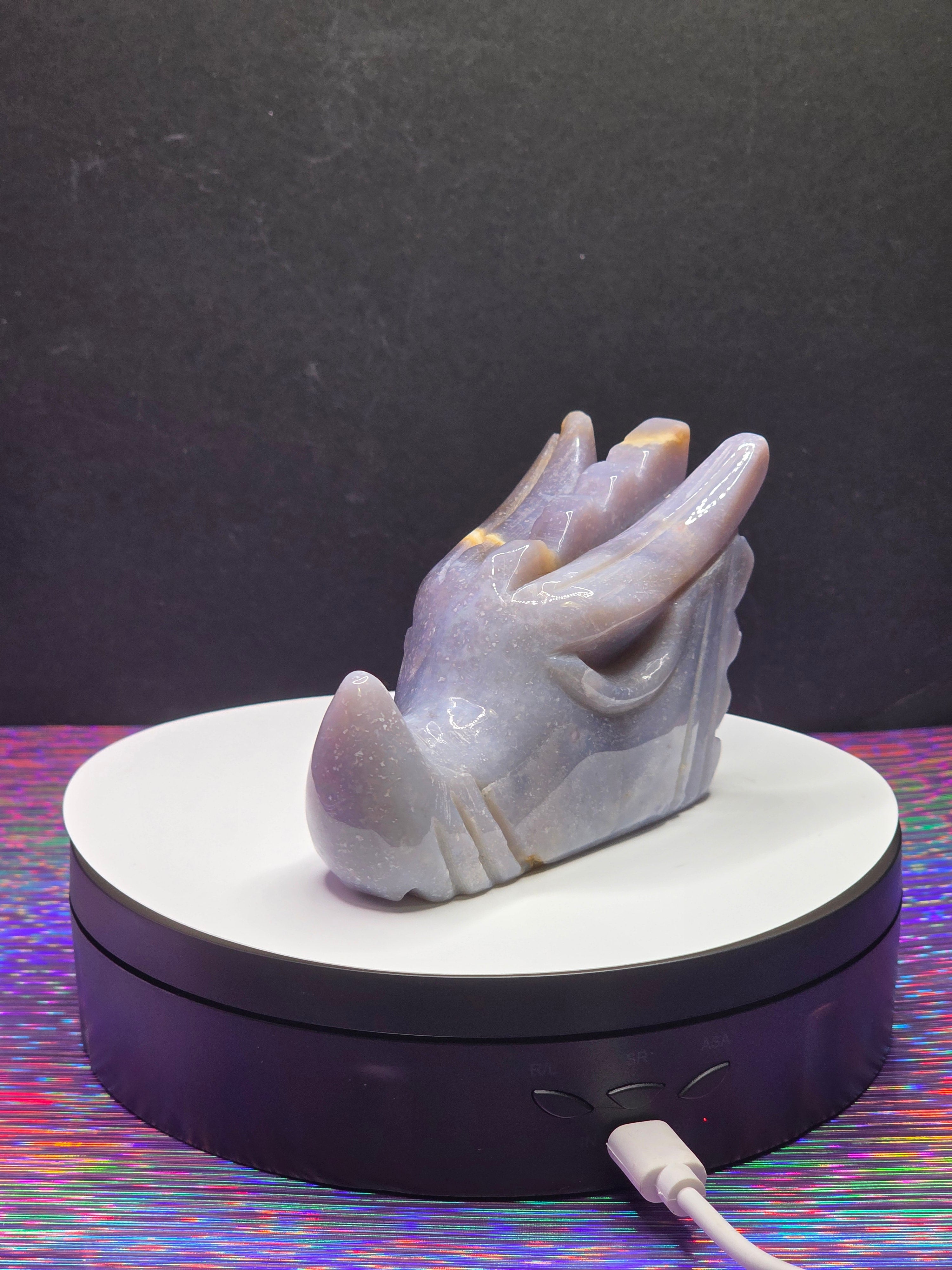Chalcedony Dragon Head
