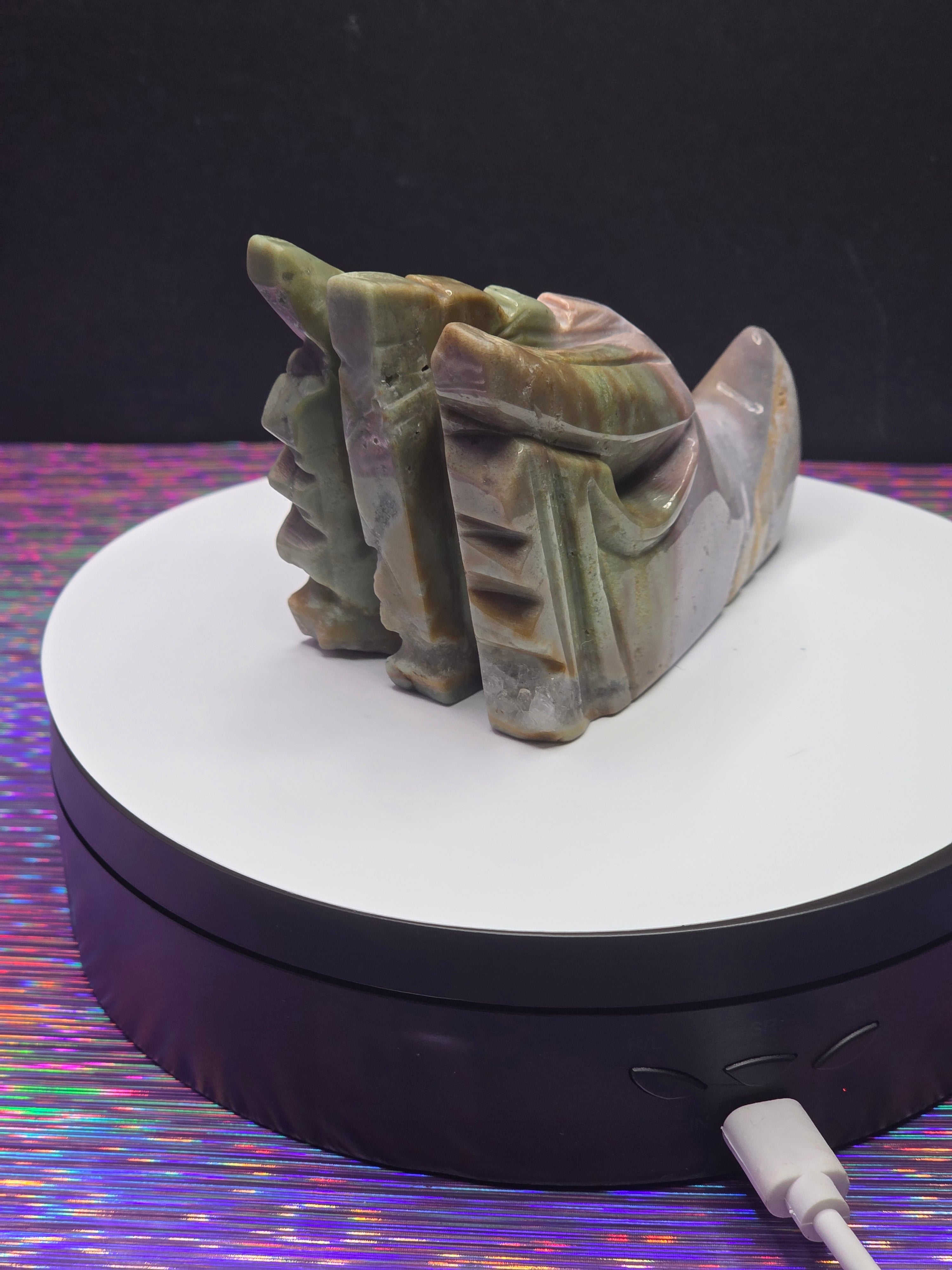 Ocean Jasper Dragon Head
