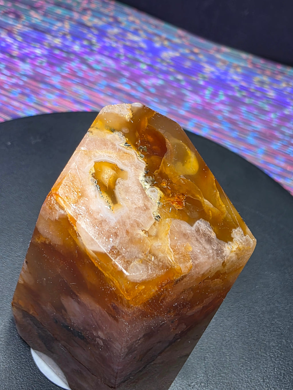 Flower Agate Carnelian Gusher A