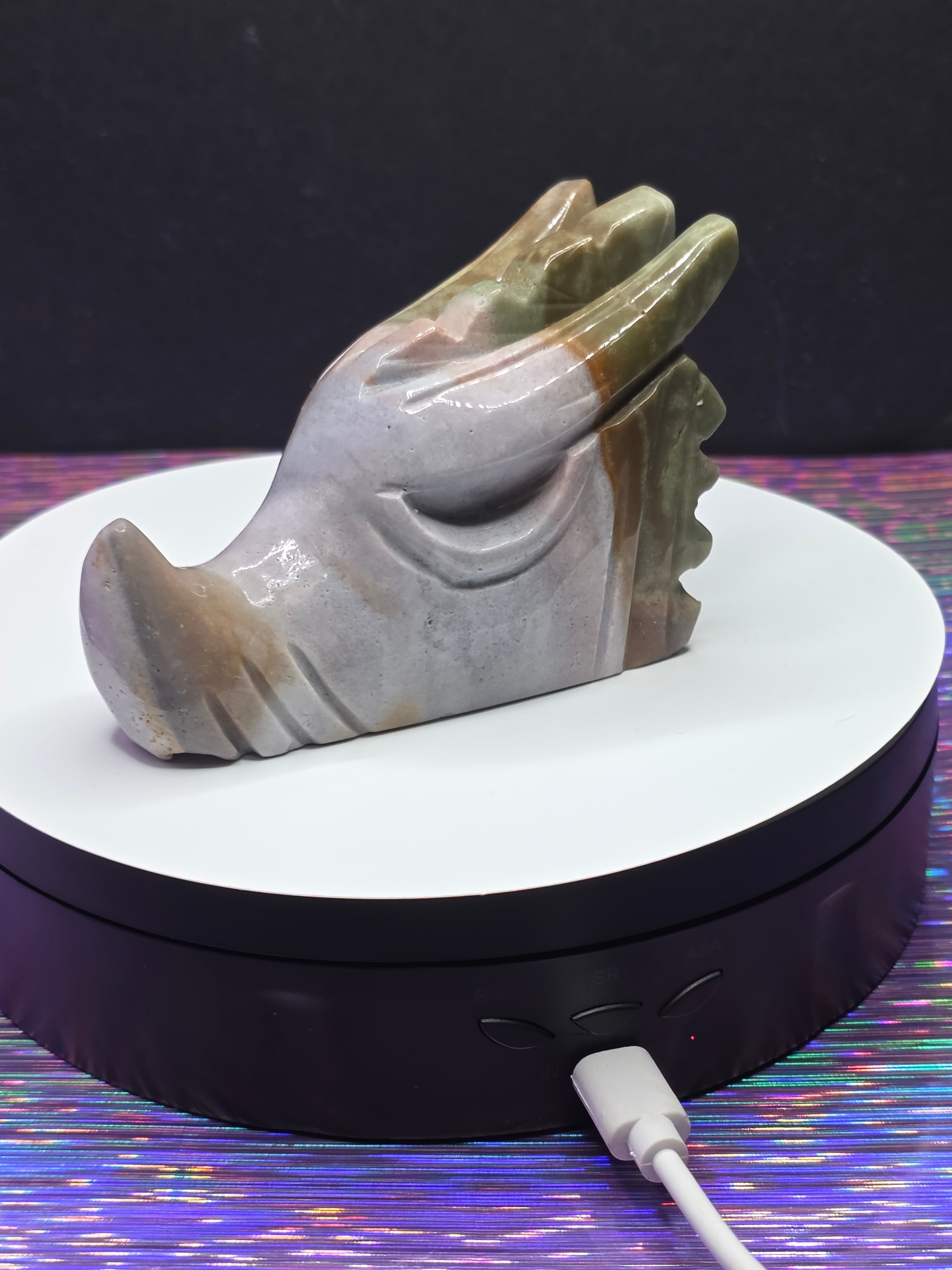 Ocean Jasper Dragon Head