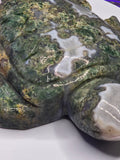 Large Moss Agate Turtle