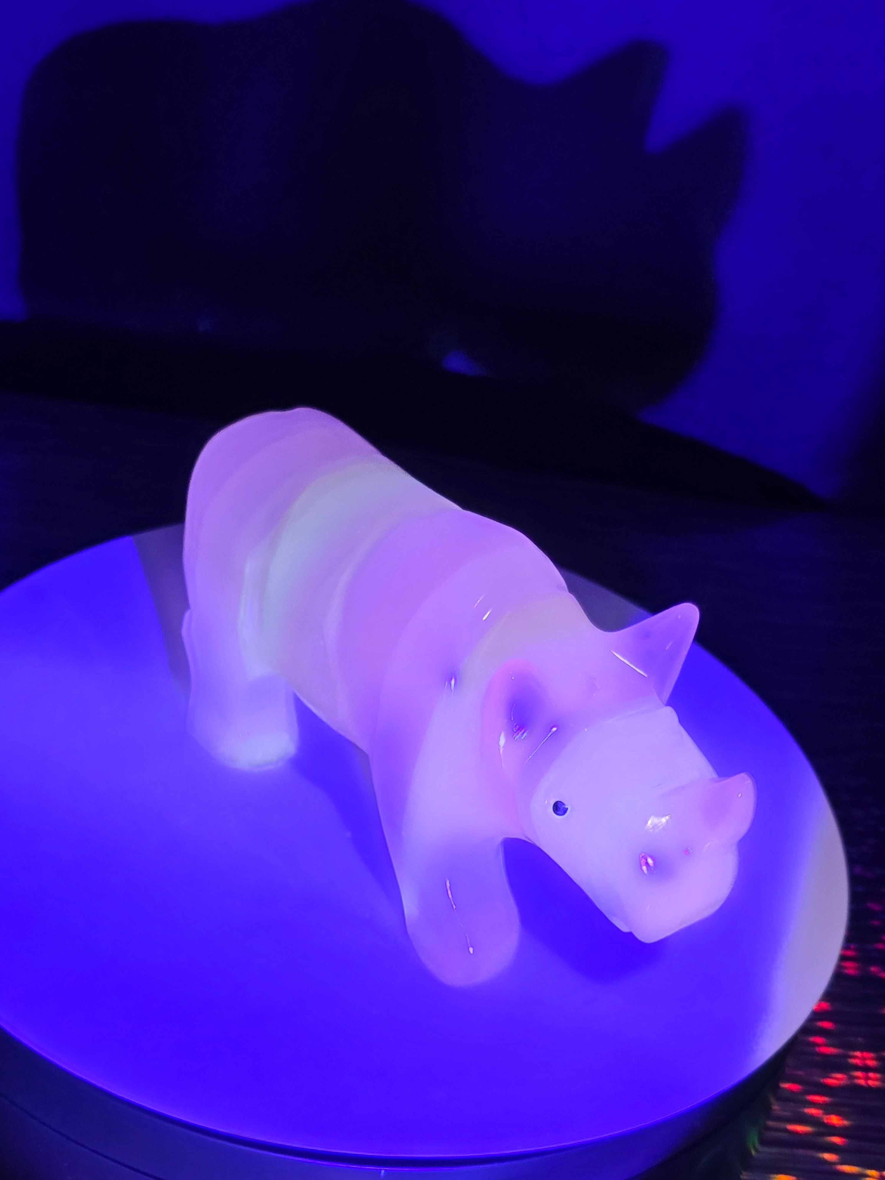 Vintage Onyx Rhino