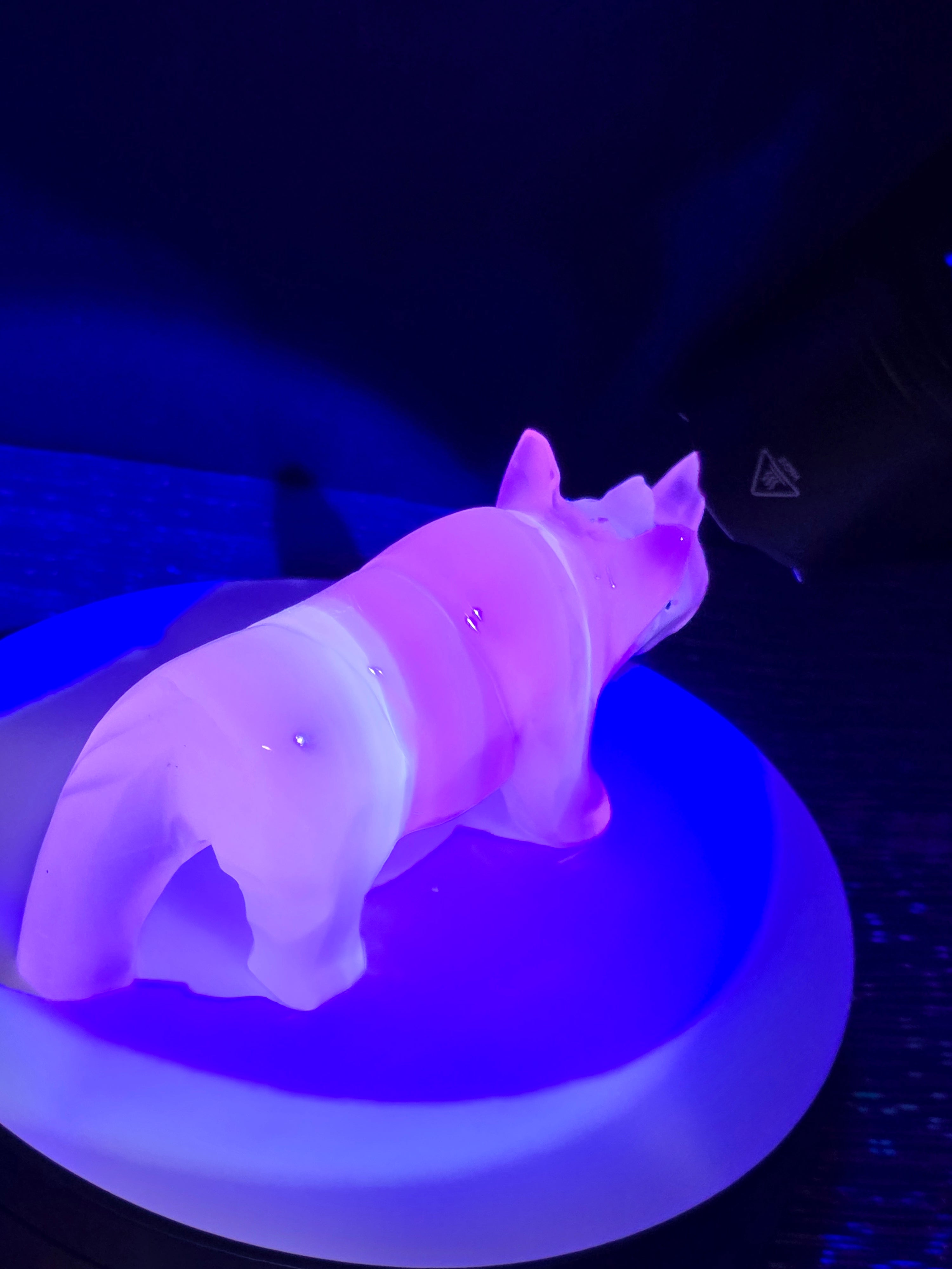 Vintage Onyx Rhino