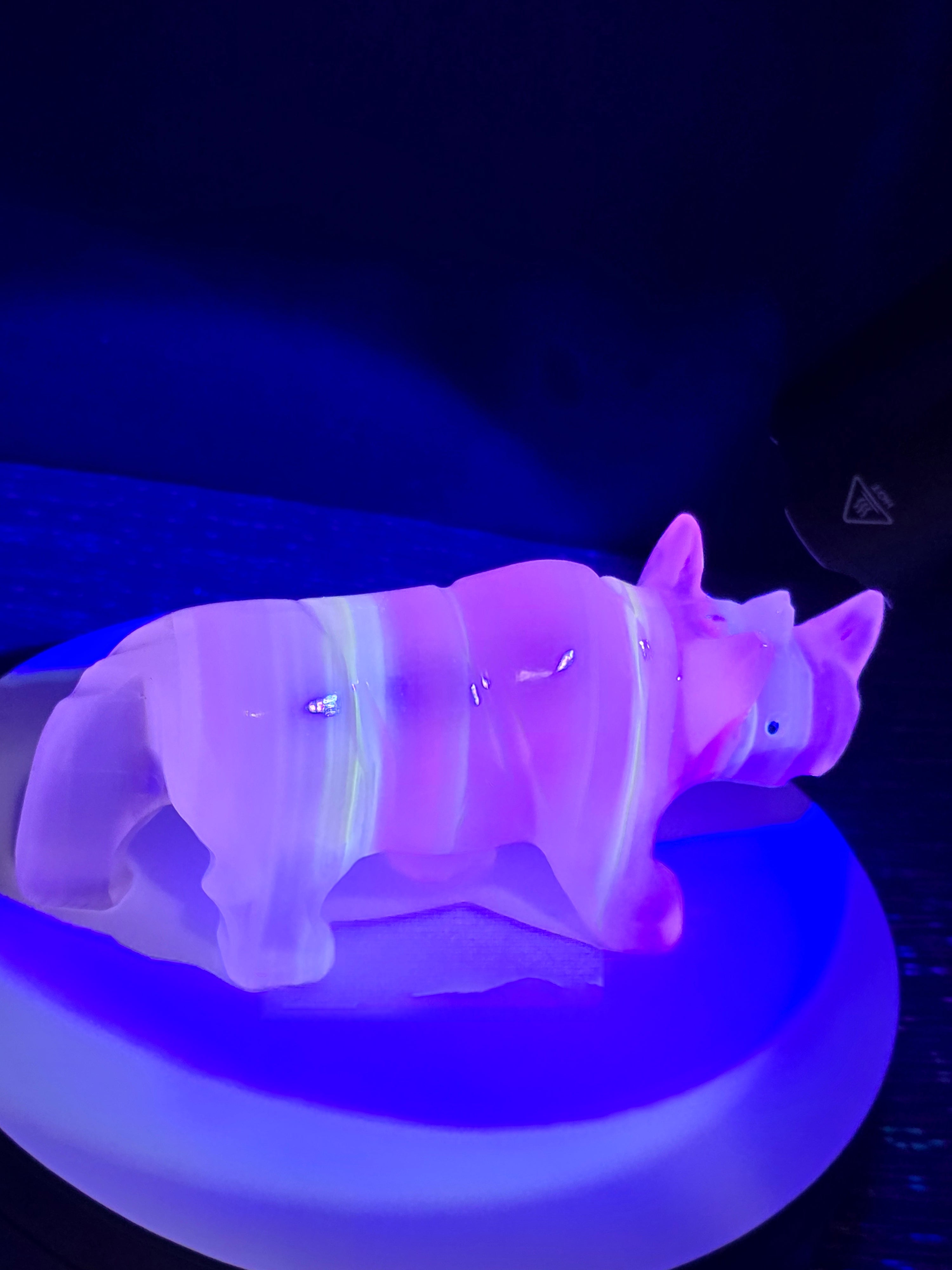 Vintage Onyx Rhino