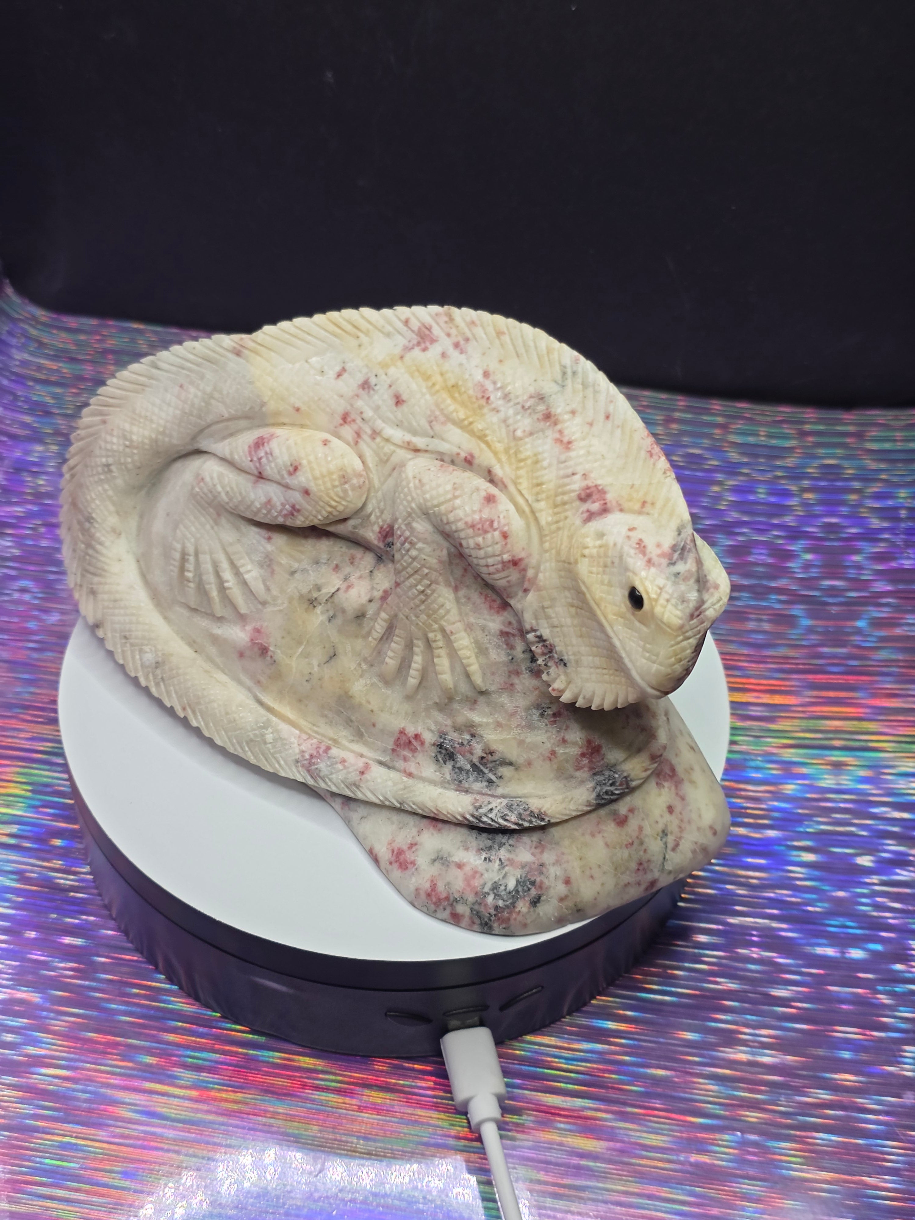 Thulite Large Lizard