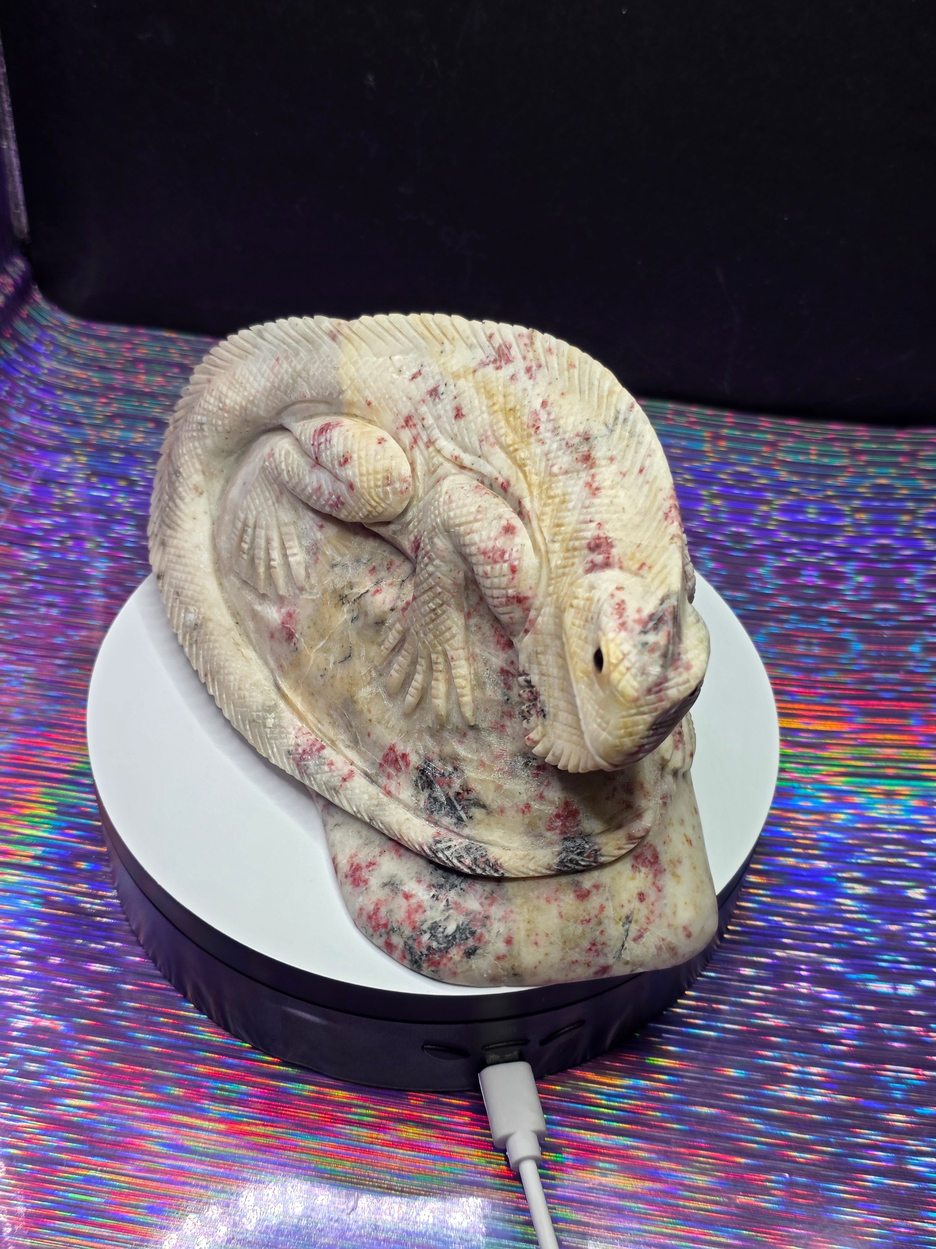 Thulite Large Lizard