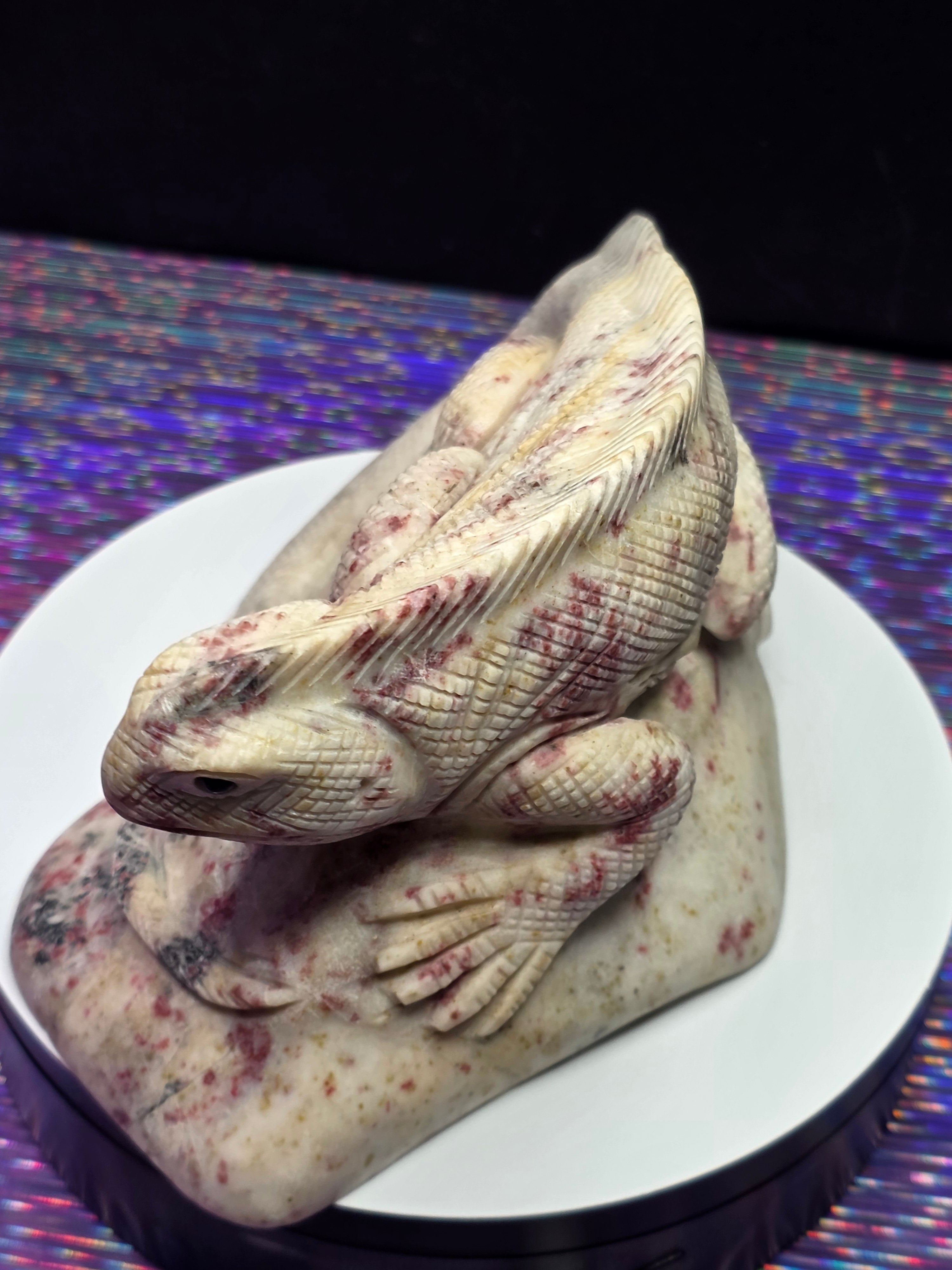 Thulite Large Lizard