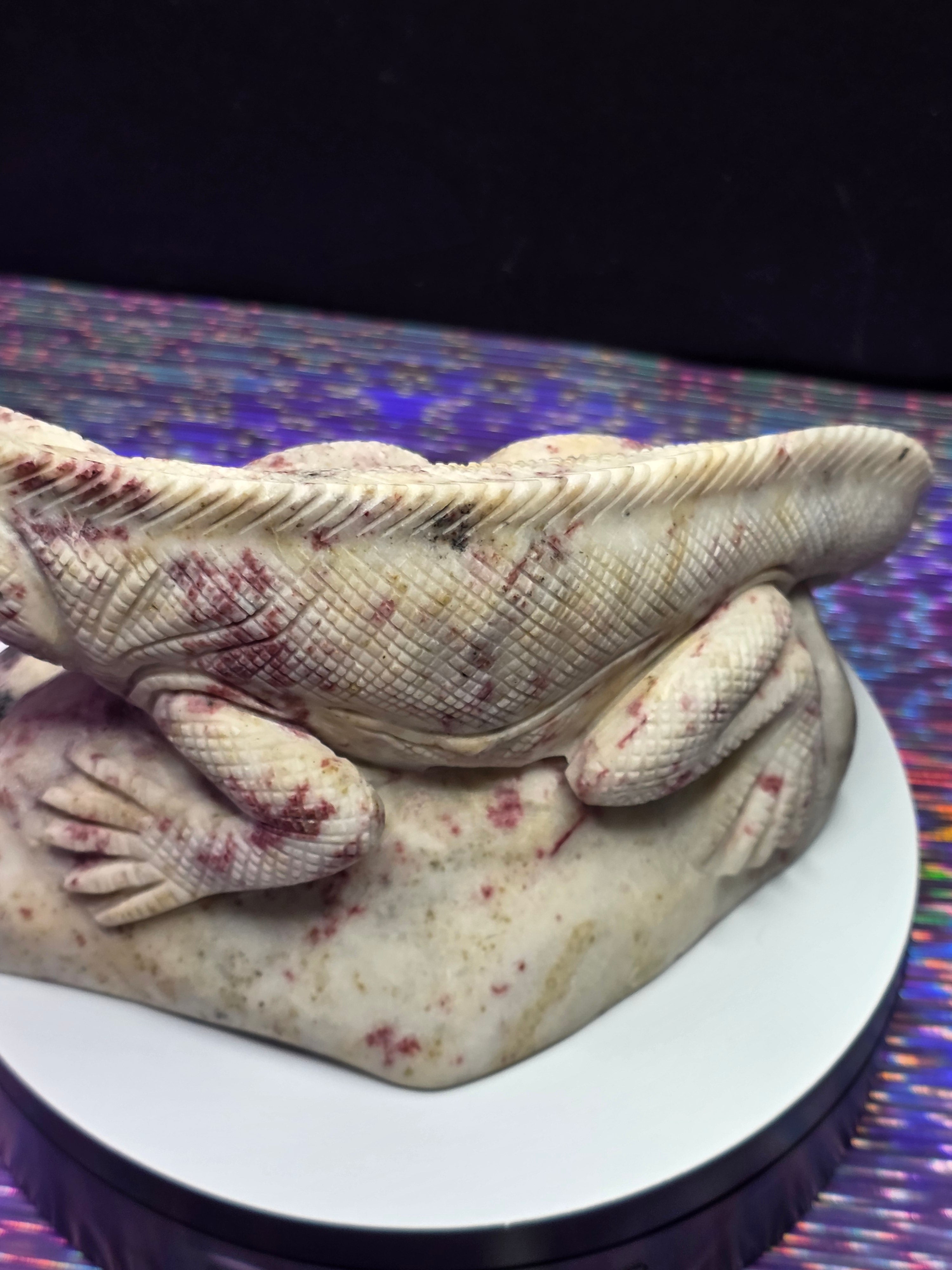 Thulite Large Lizard
