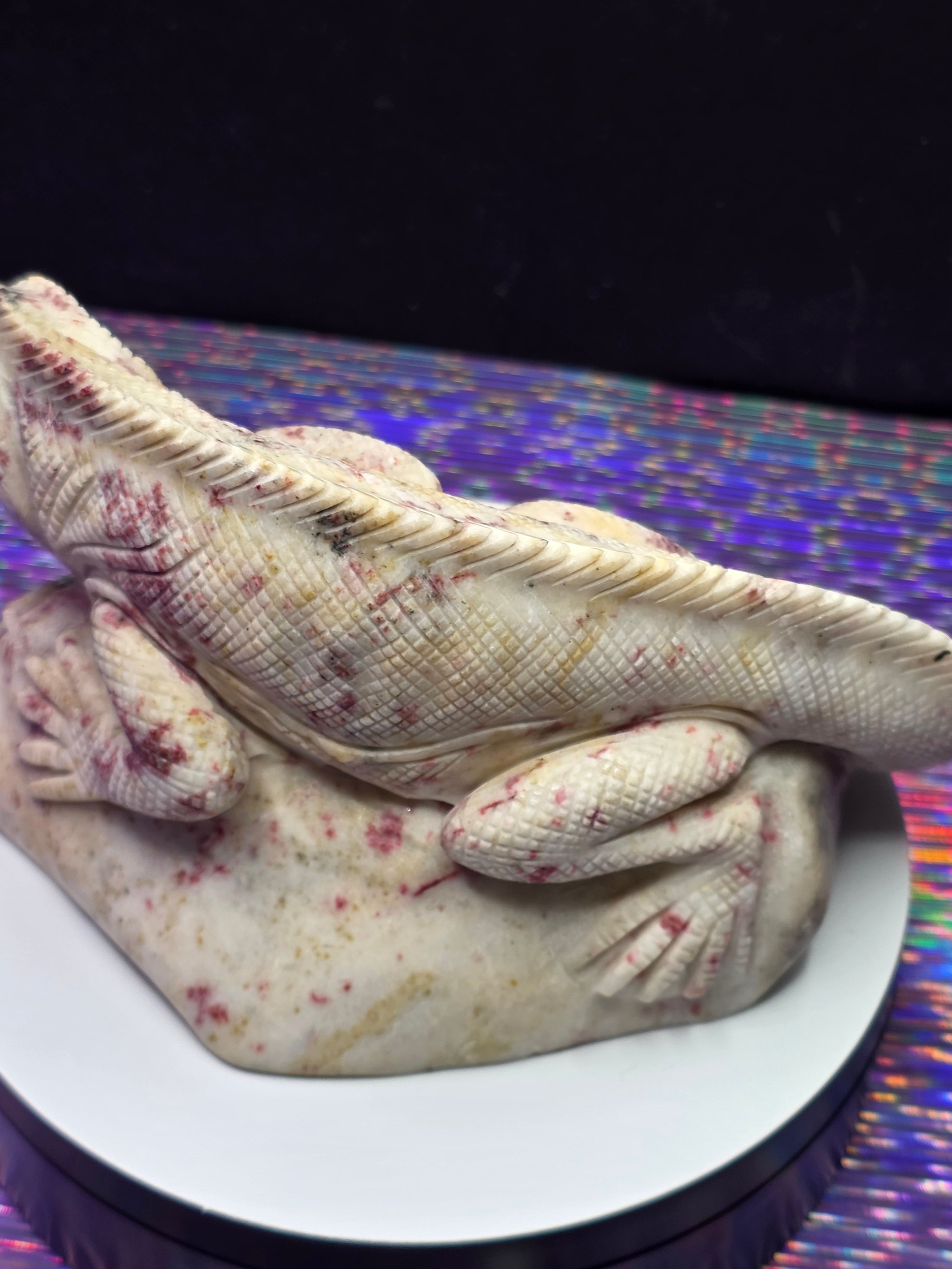 Thulite Large Lizard