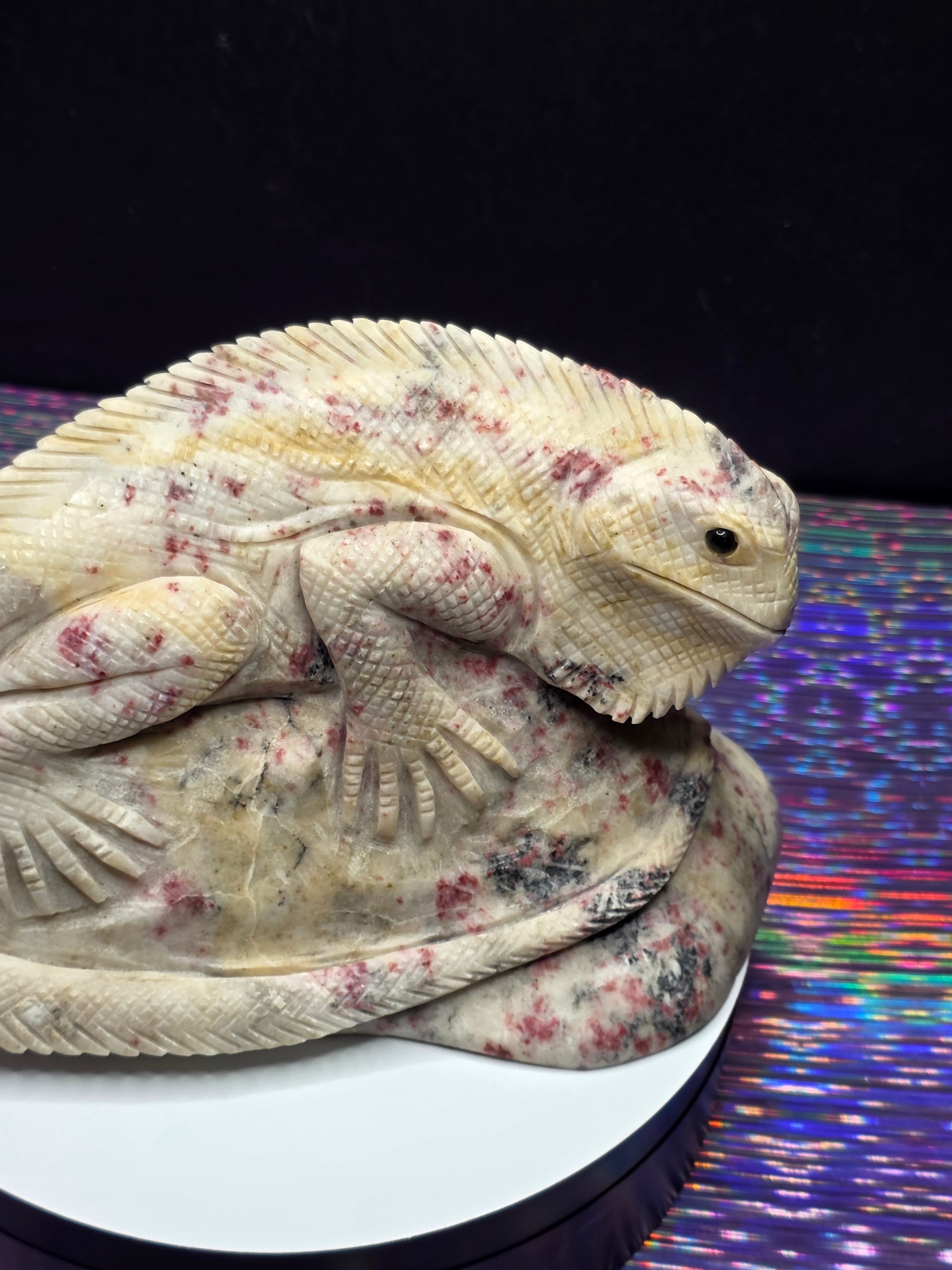 Thulite Large Lizard