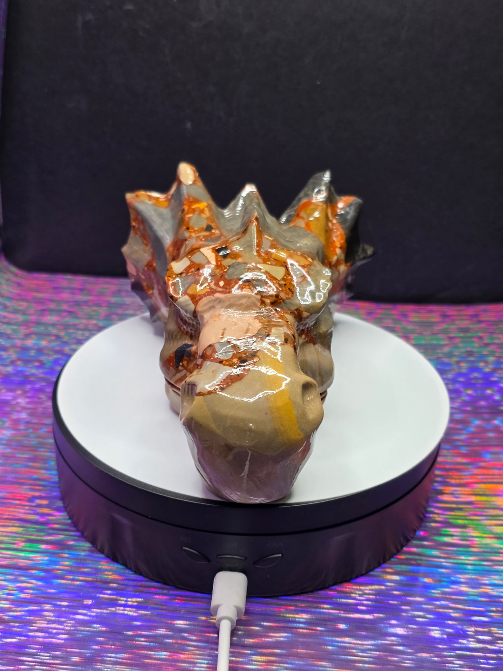 Fancy Jasper Dragon Head