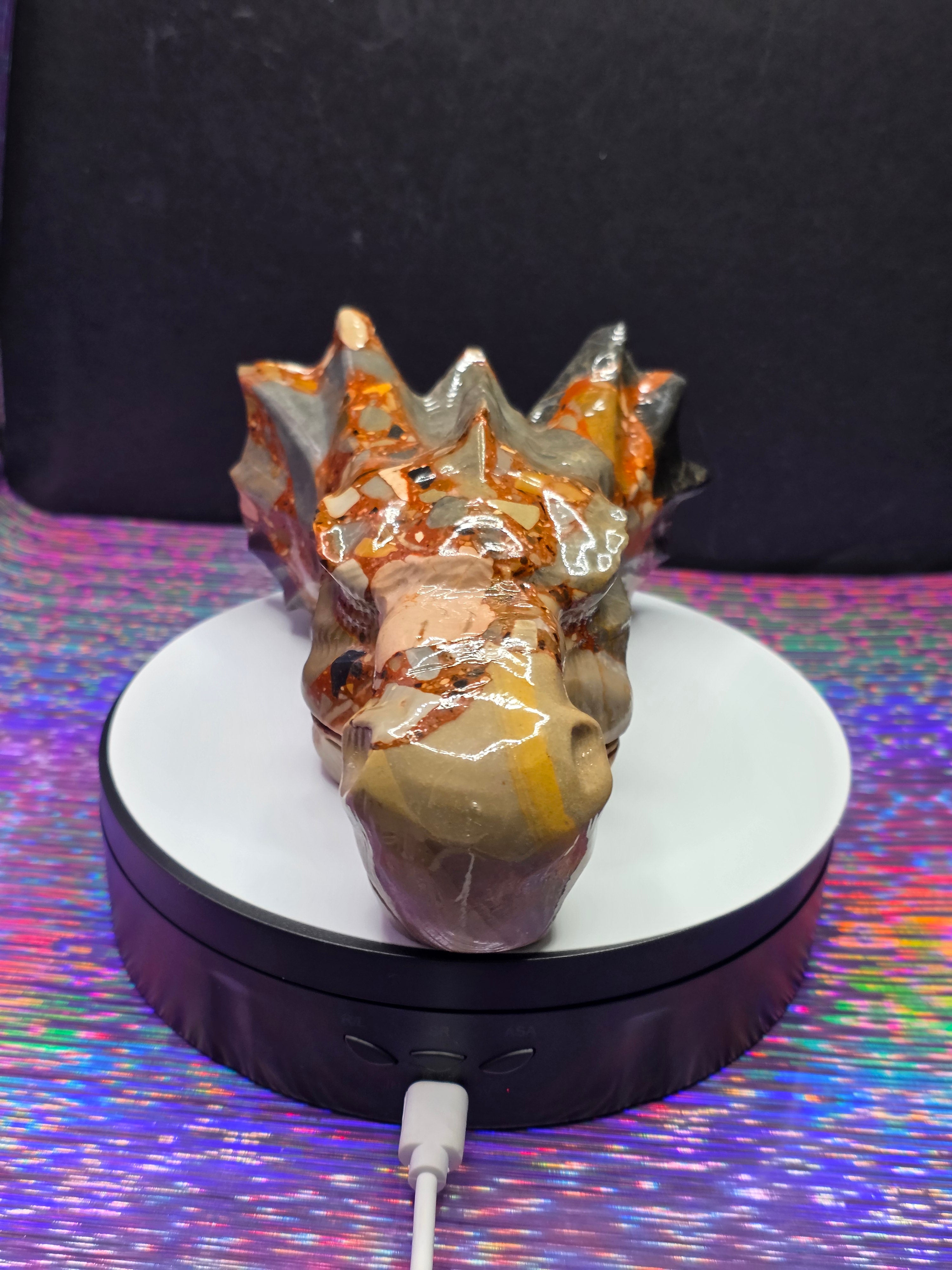 Fancy Jasper Dragon Head