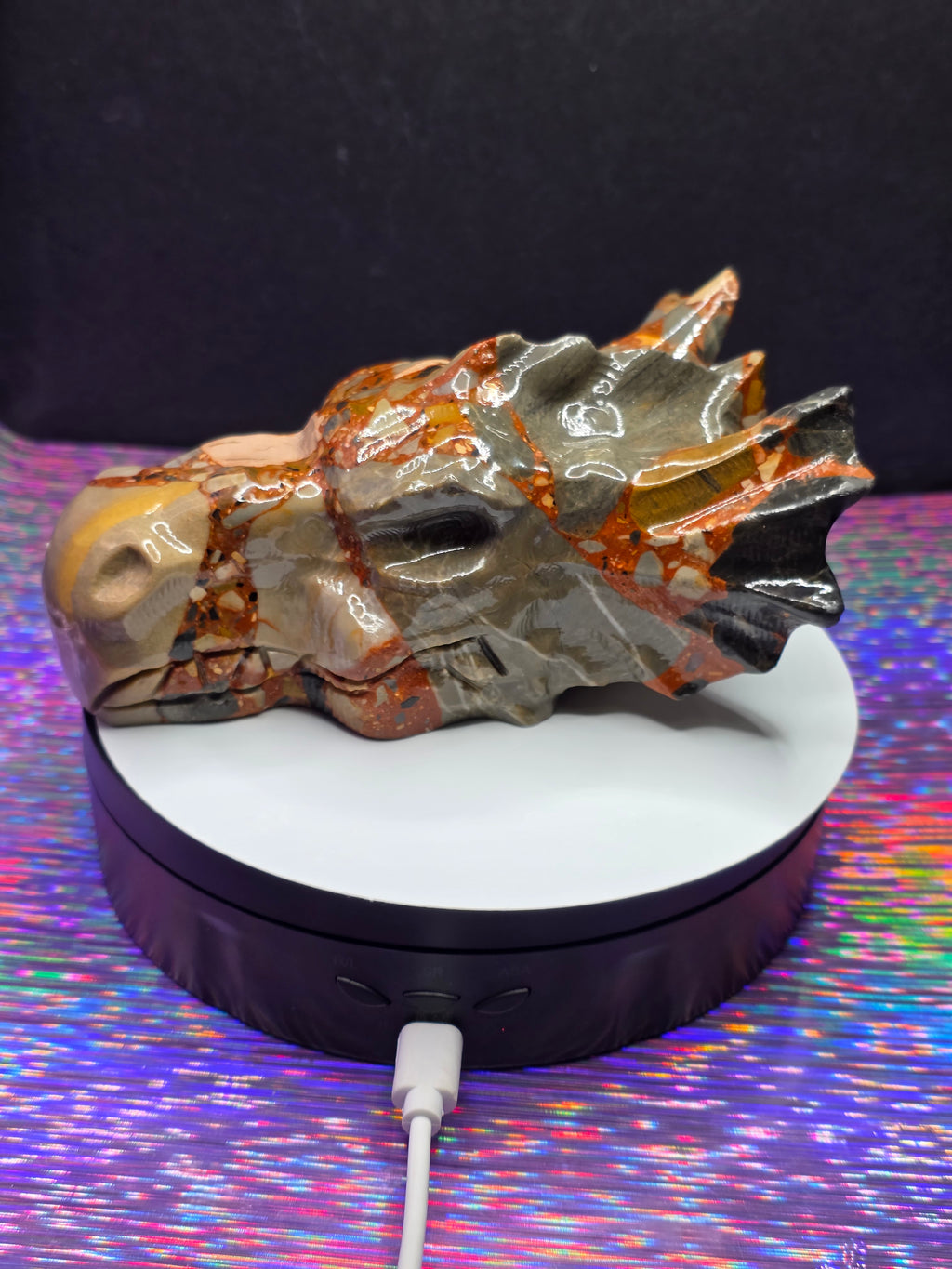 Fancy Jasper Dragon Head