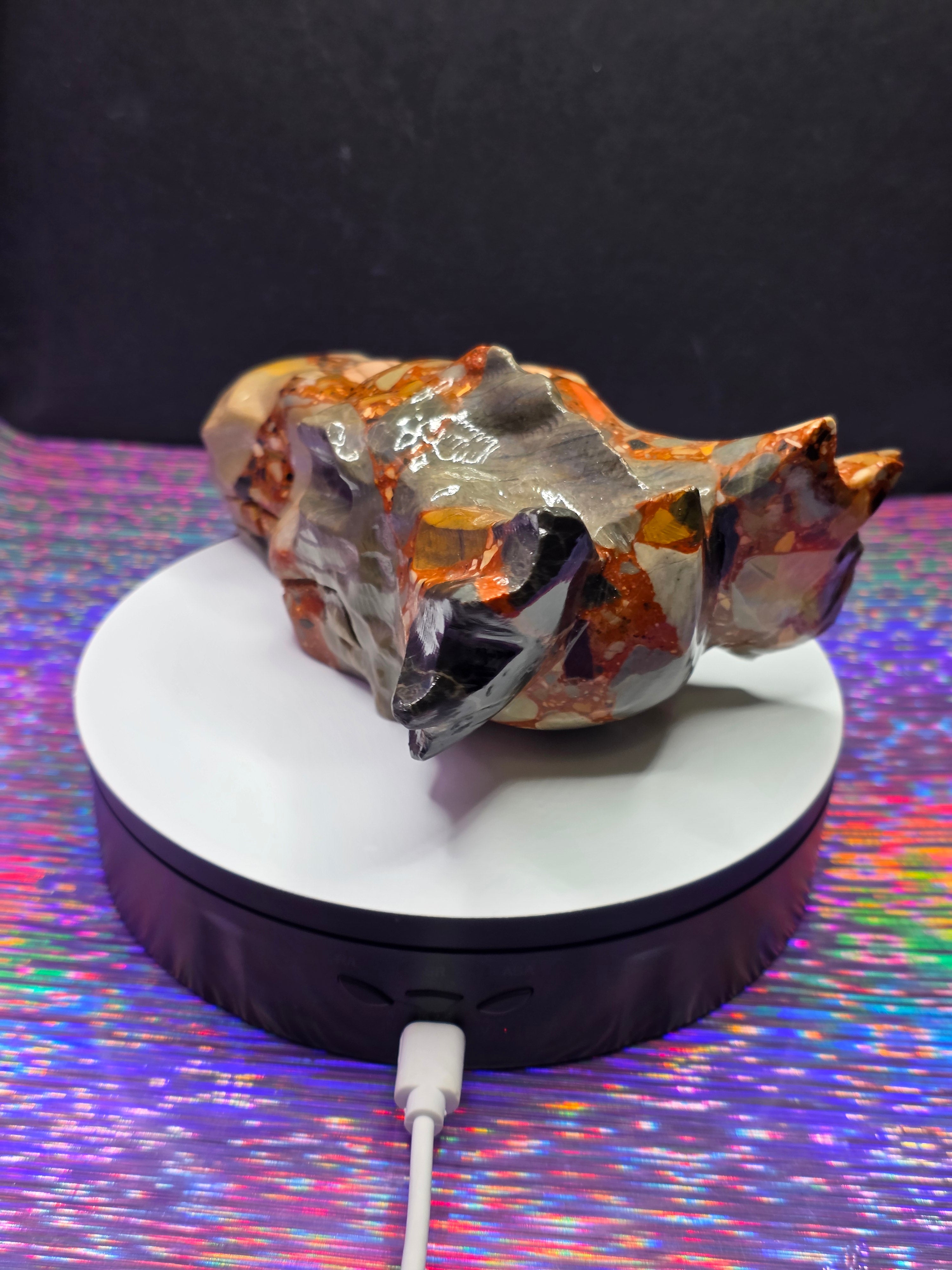 Fancy Jasper Dragon Head