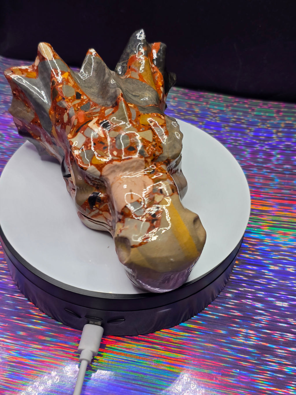 Fancy Jasper Dragon Head