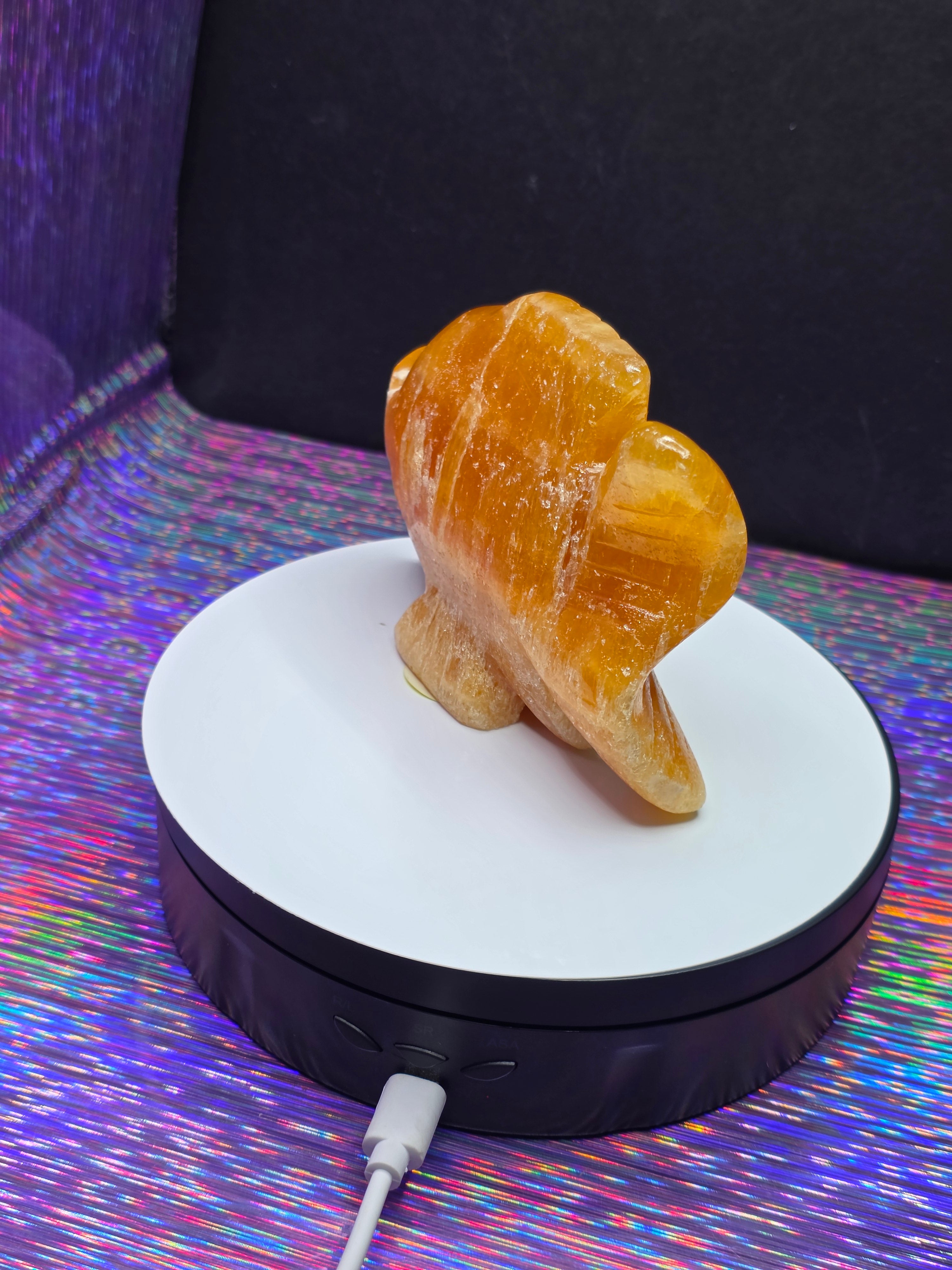 Orange Calcite Goldfish