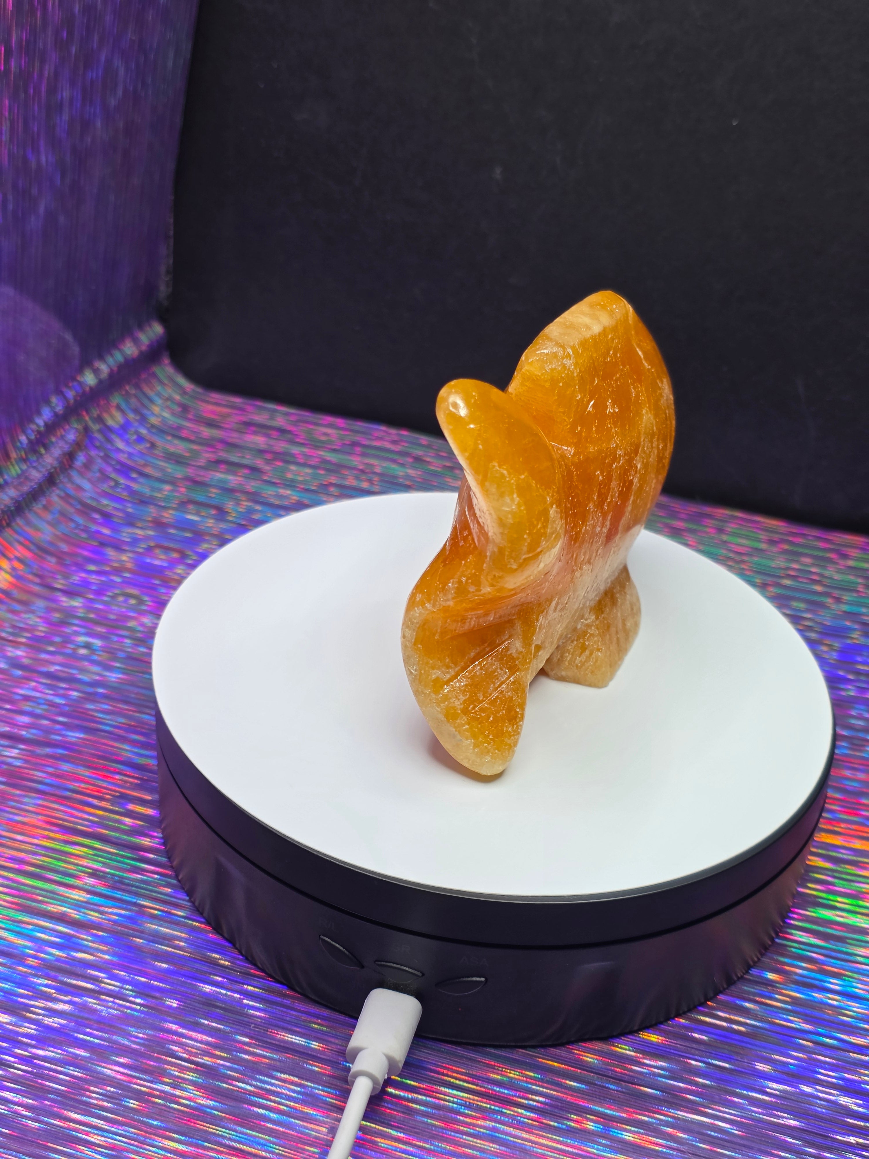 Orange Calcite Goldfish