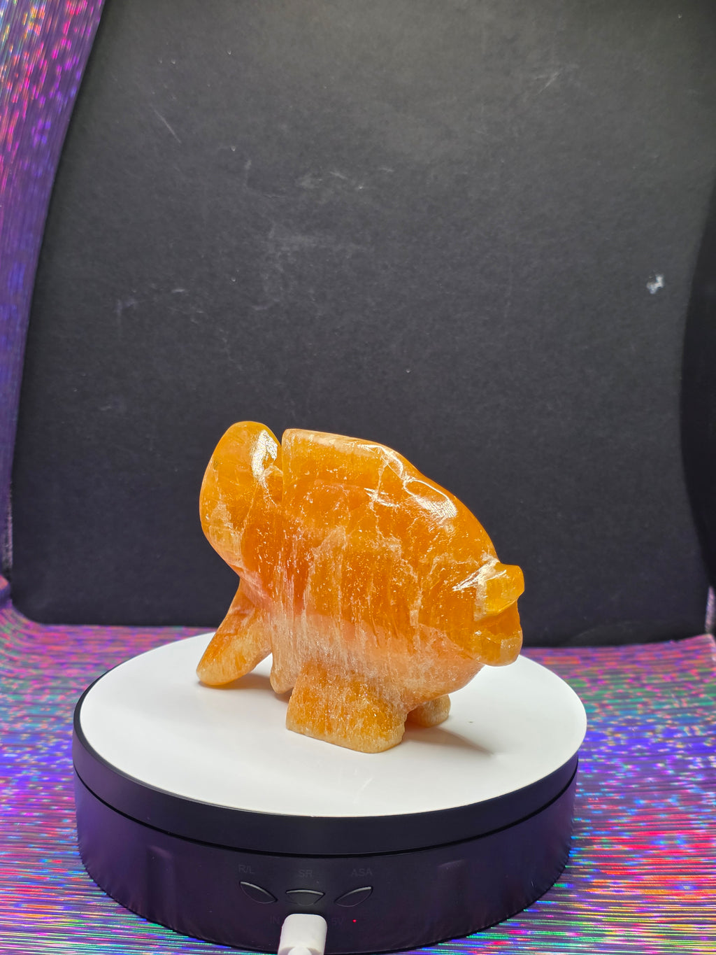 Orange Calcite Goldfish