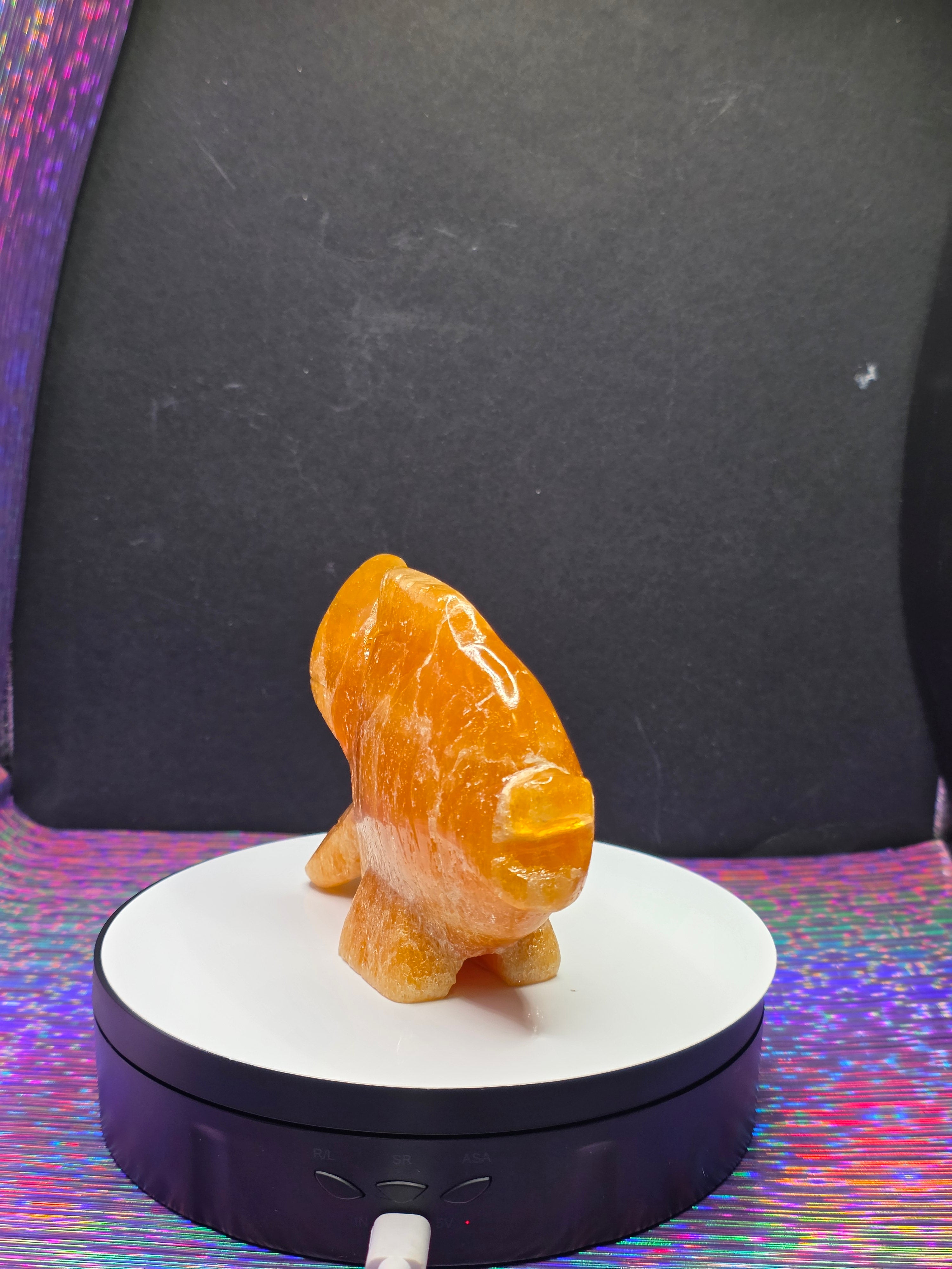 Orange Calcite Goldfish