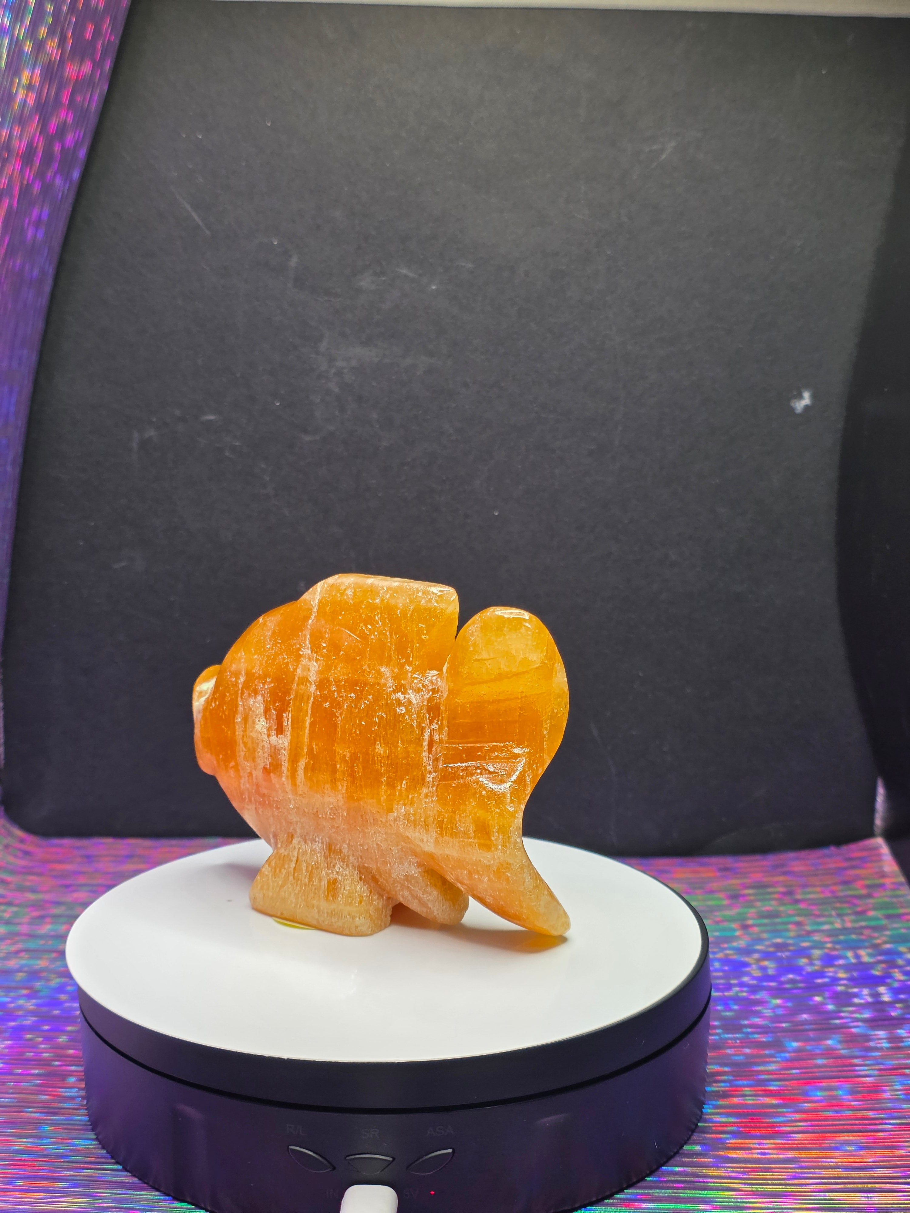 Orange Calcite Goldfish