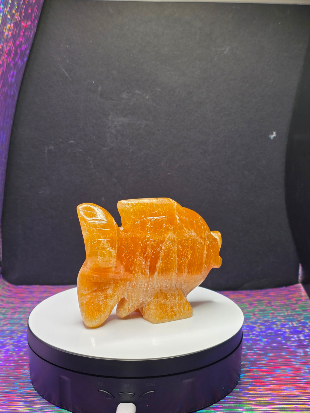 Orange Calcite Goldfish