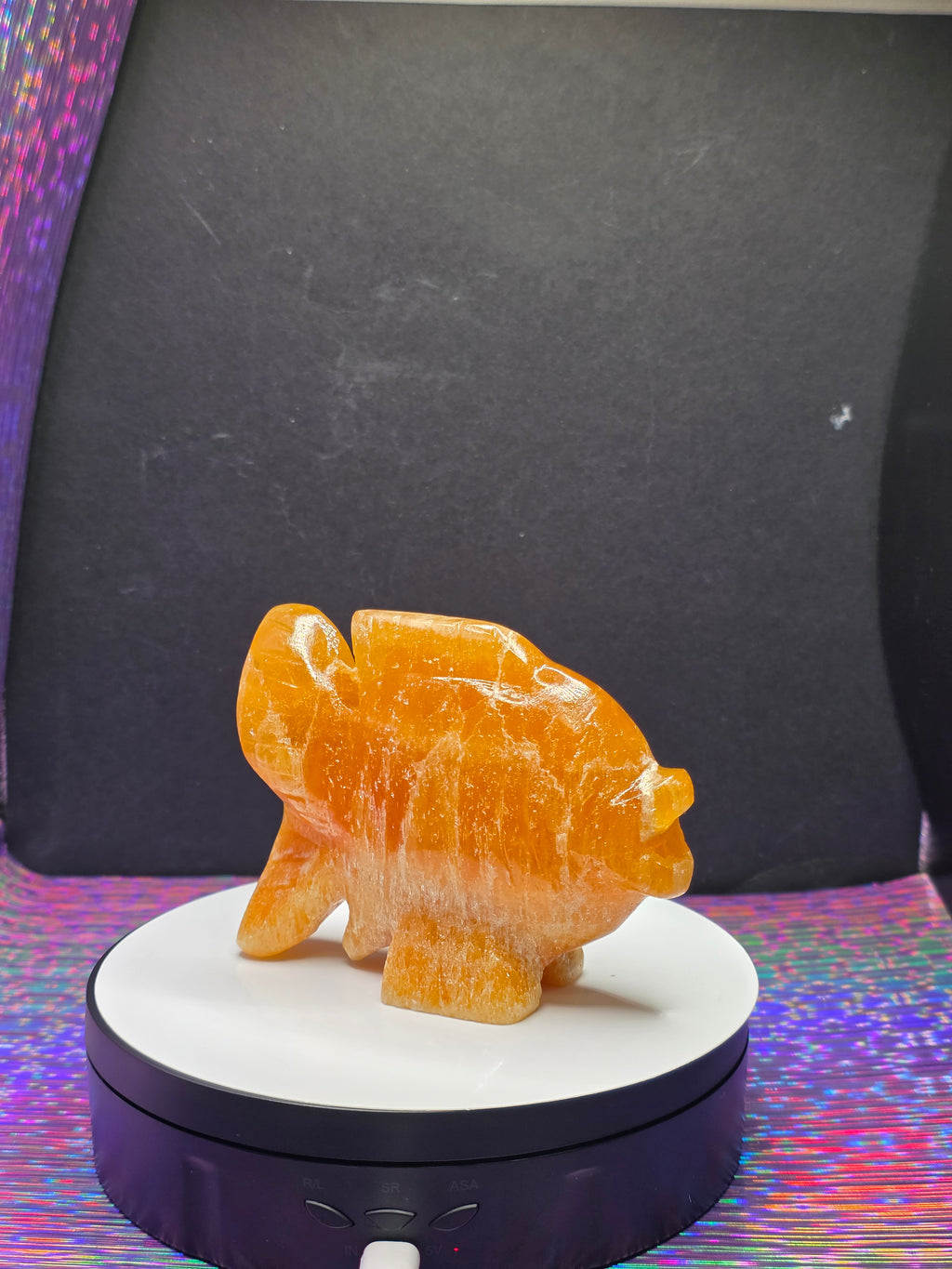 Orange Calcite Goldfish