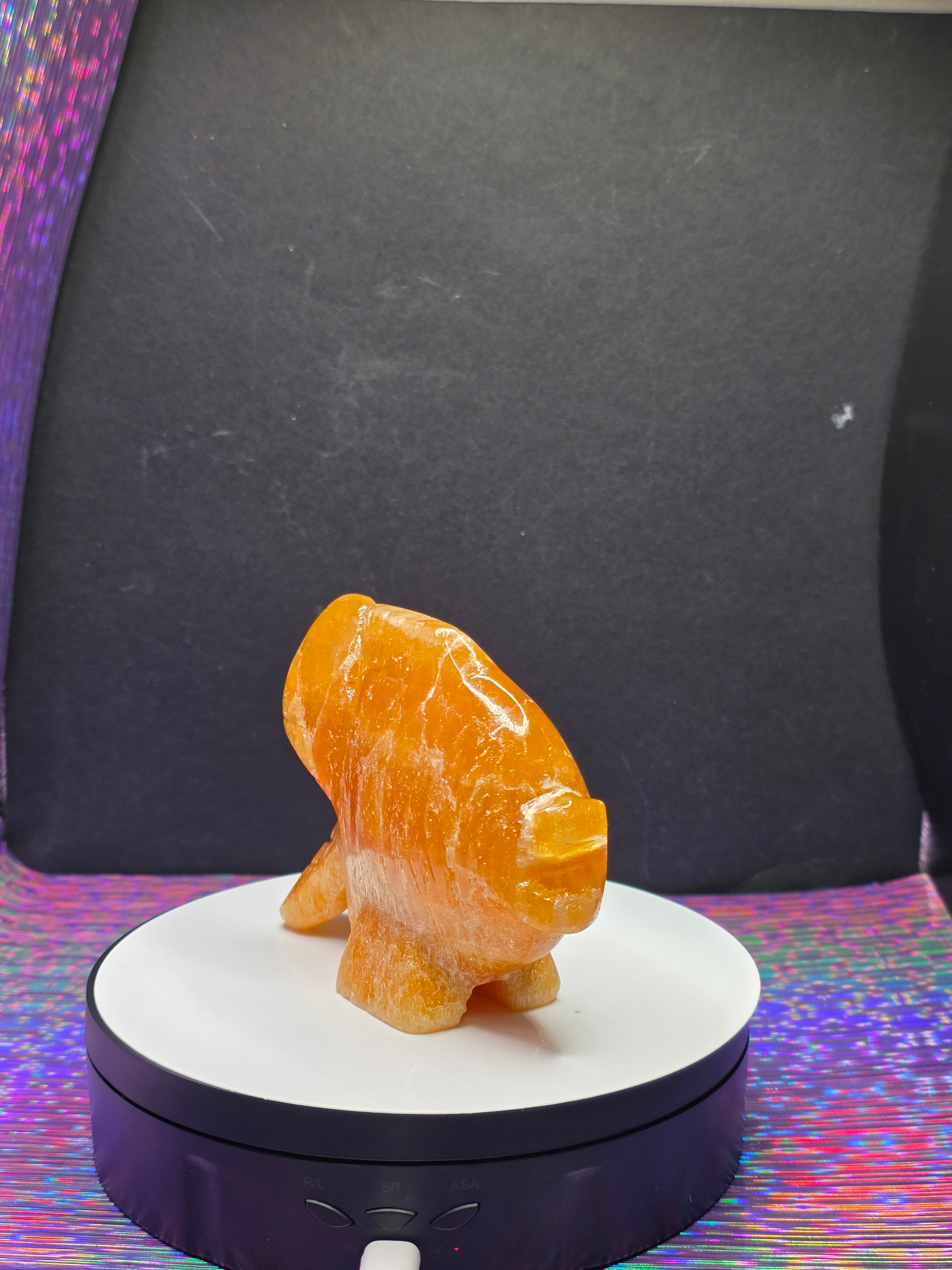 Orange Calcite Goldfish