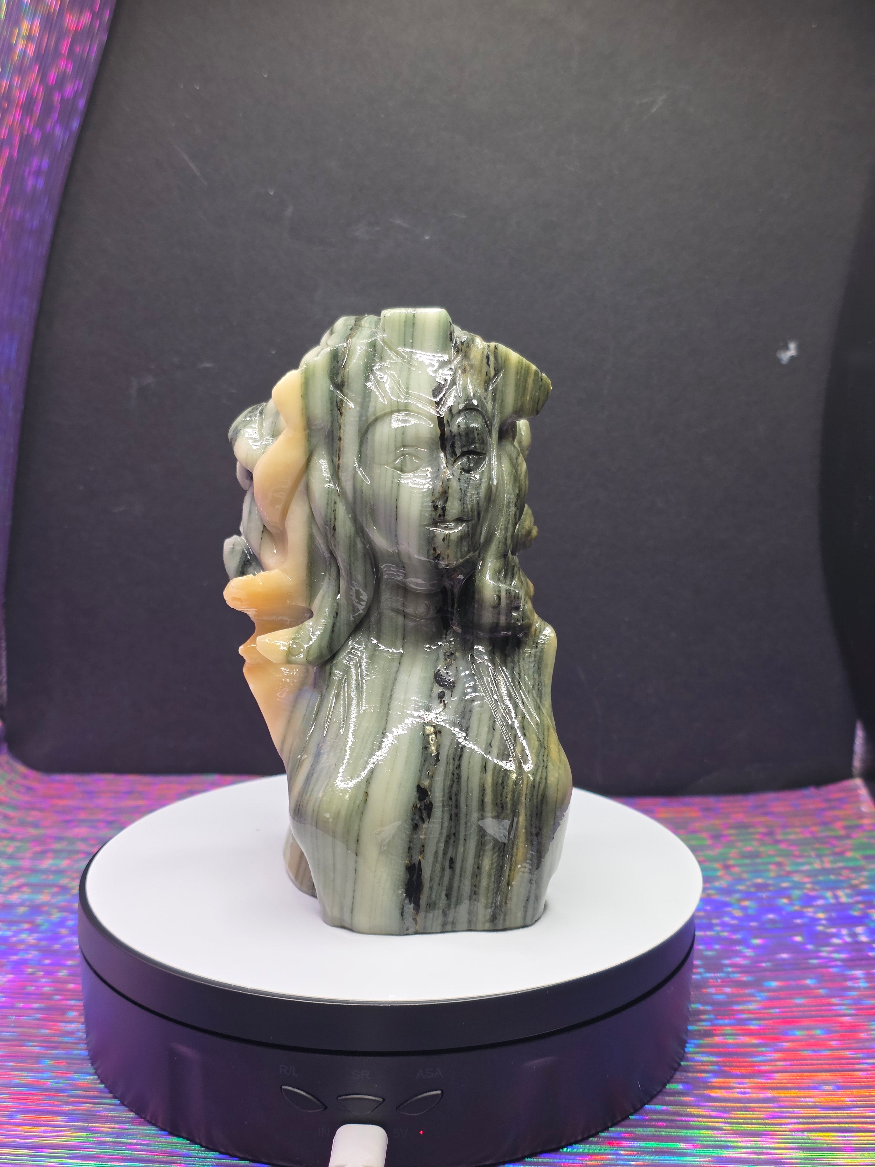 Jade Medusa Head