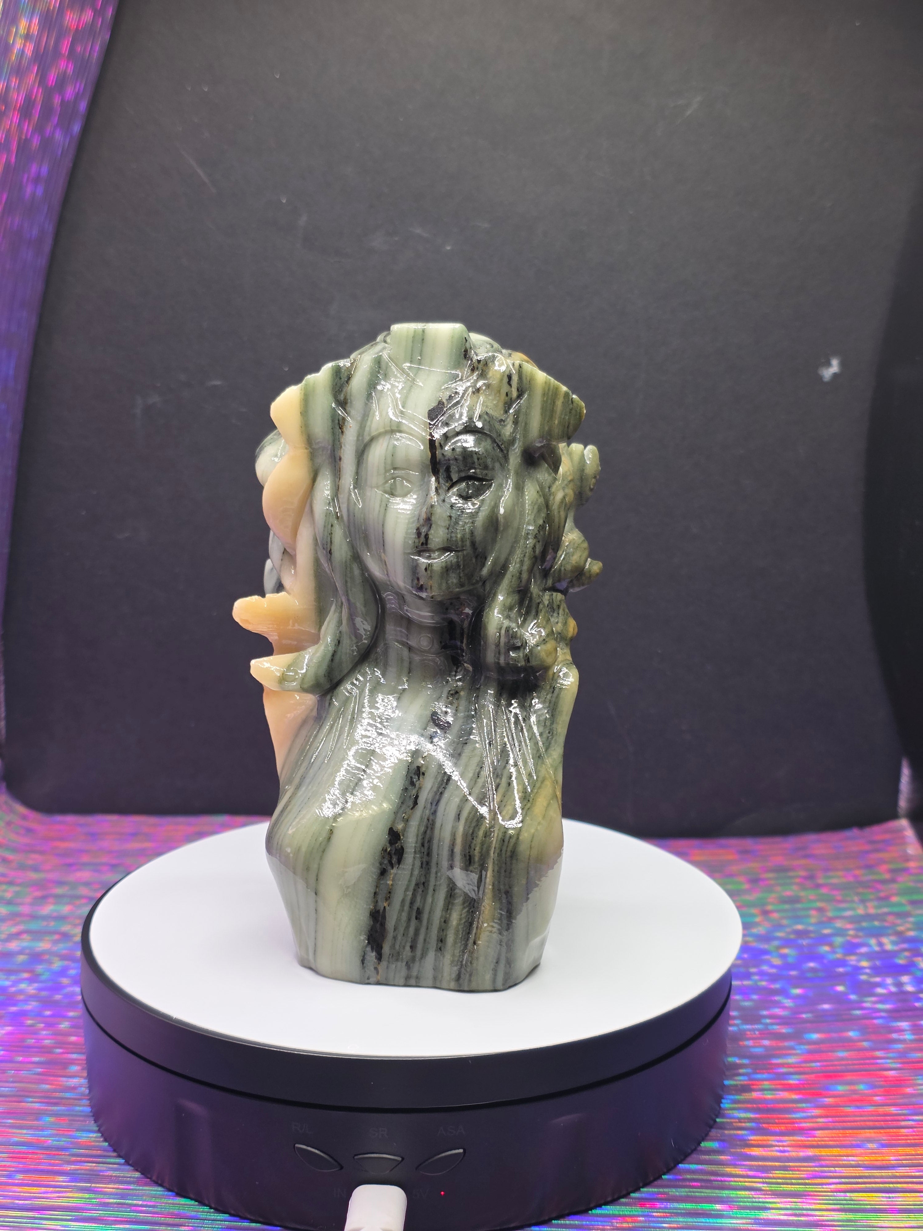 Jade Medusa Head