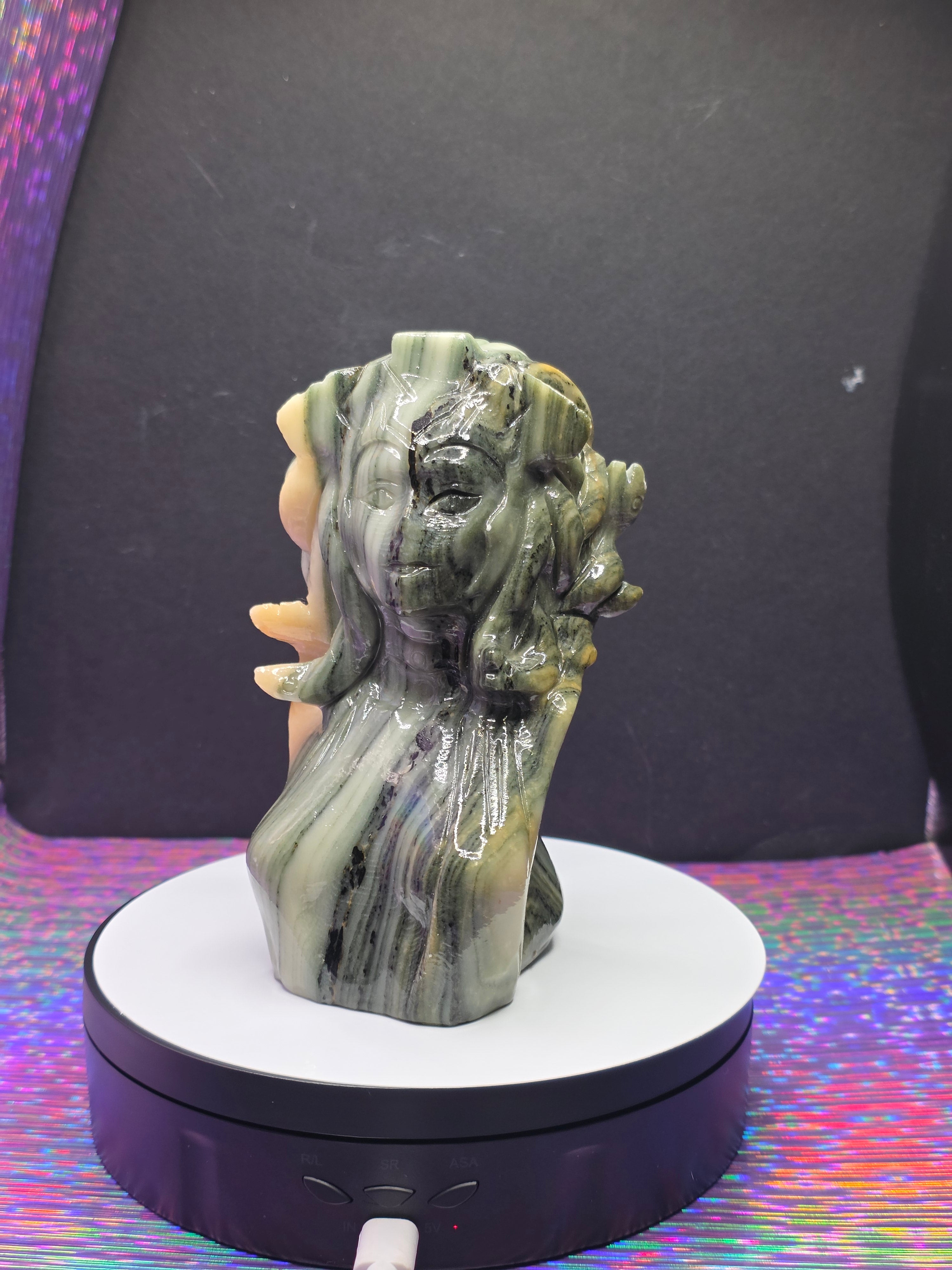 Jade Medusa Head