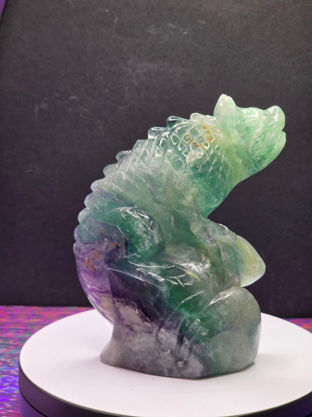 Feather Fluorite Lizard