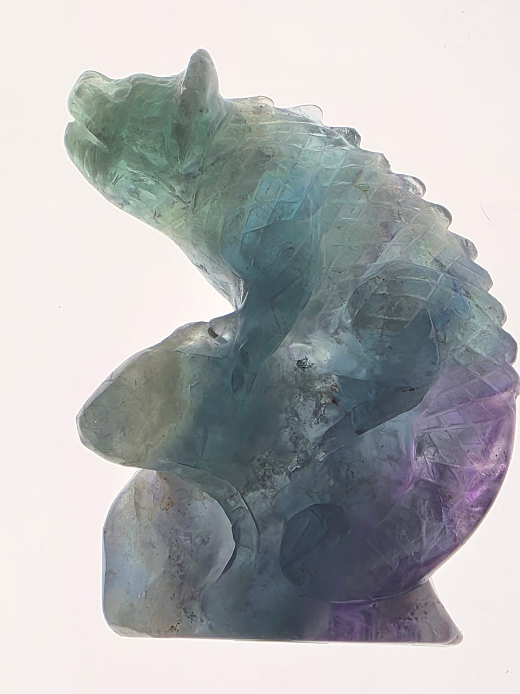 Feather Fluorite Lizard