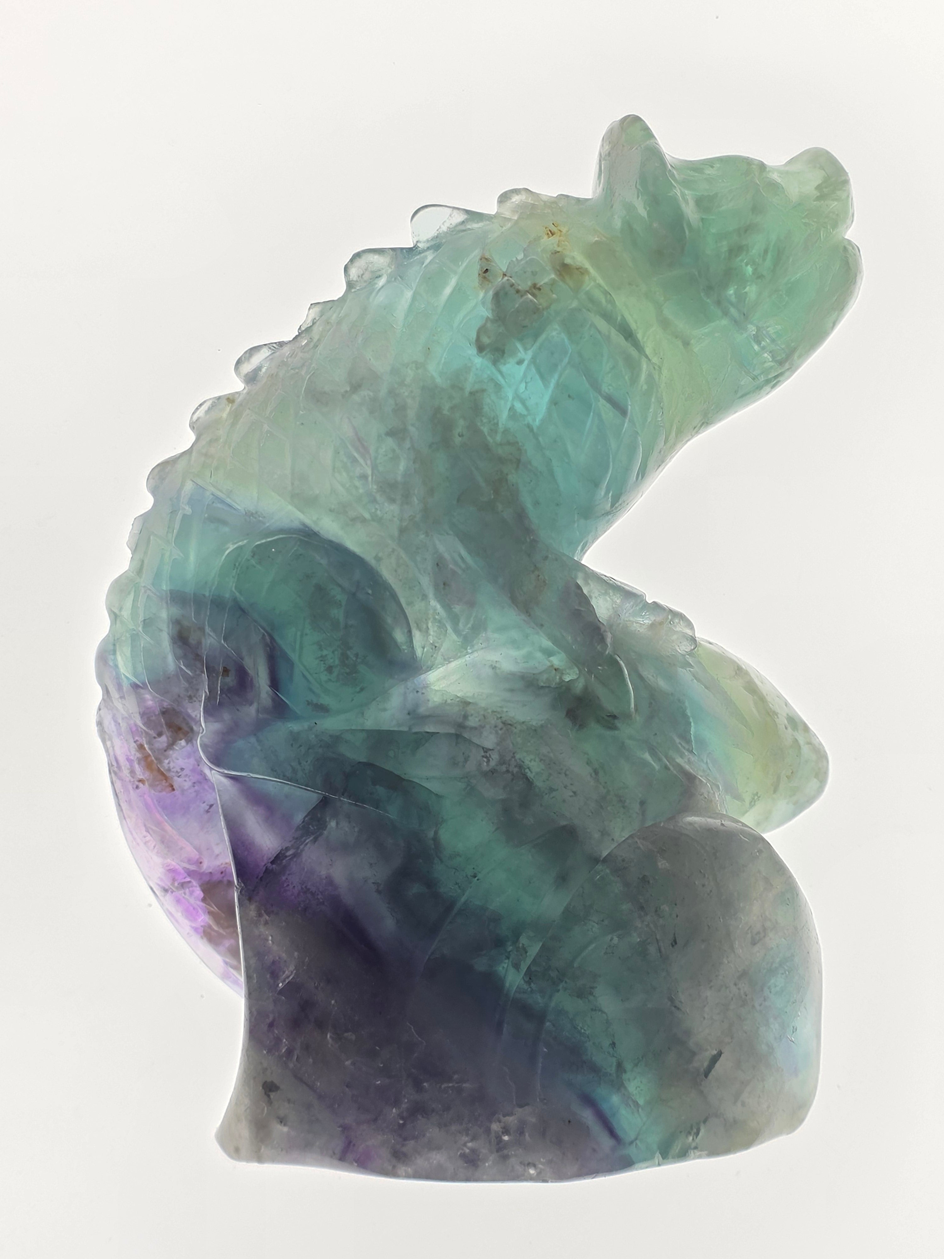 Feather Fluorite Lizard