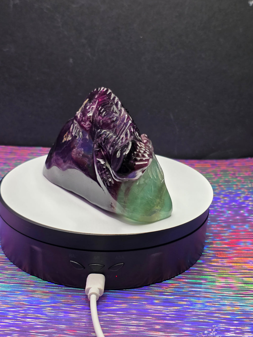 Purple Fluorite Lizard