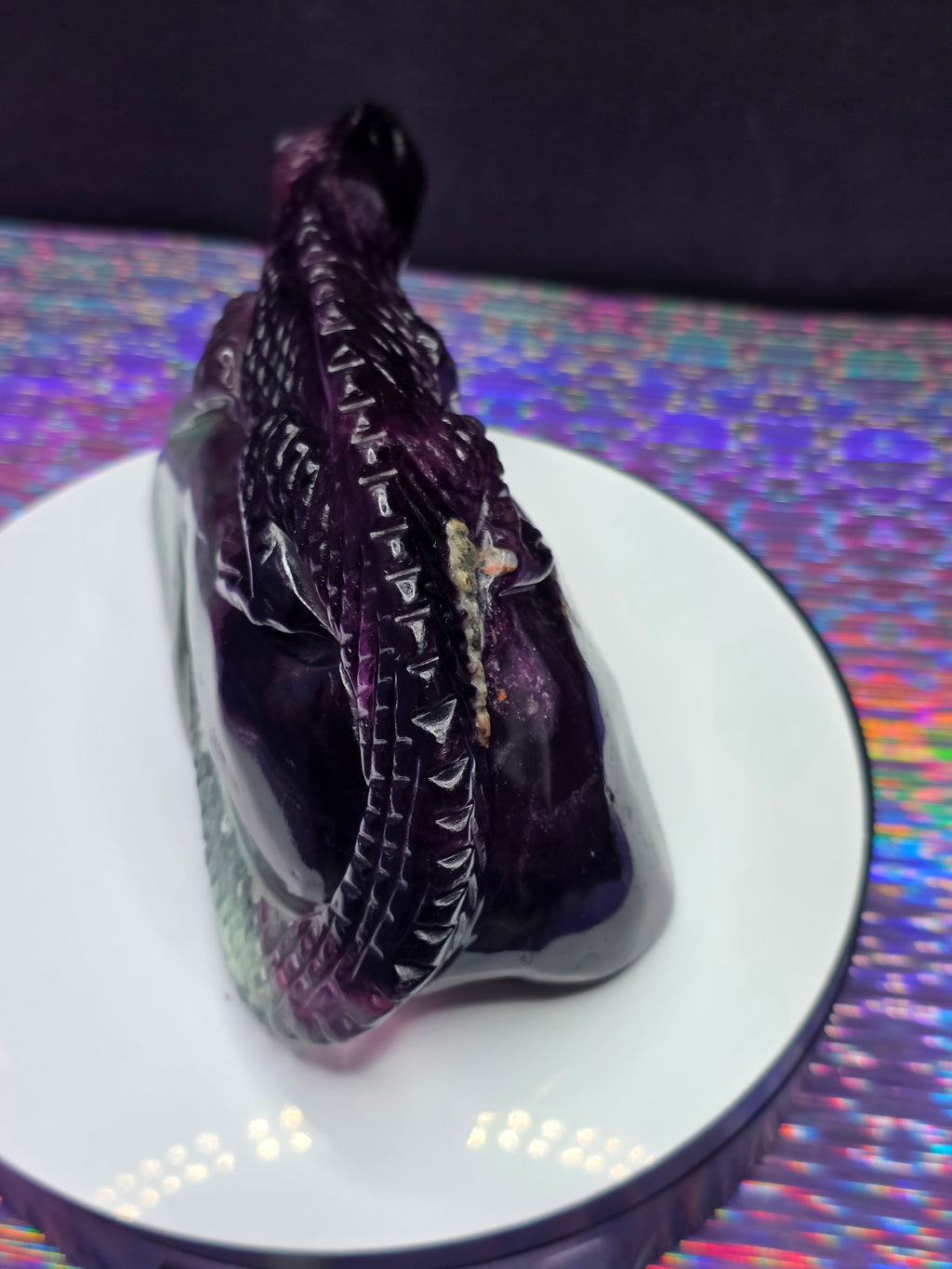 Purple Fluorite Lizard