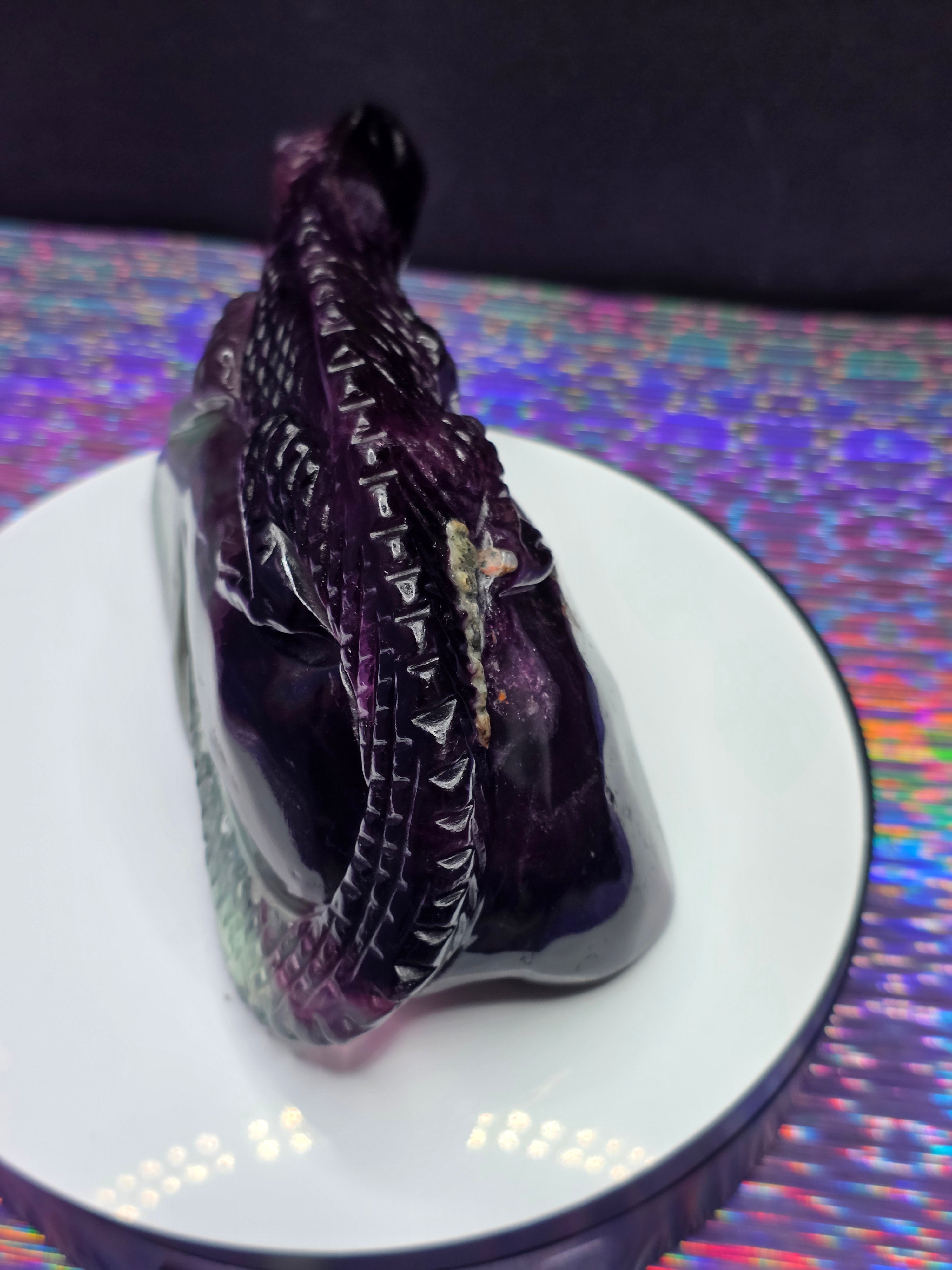 Purple Fluorite Lizard
