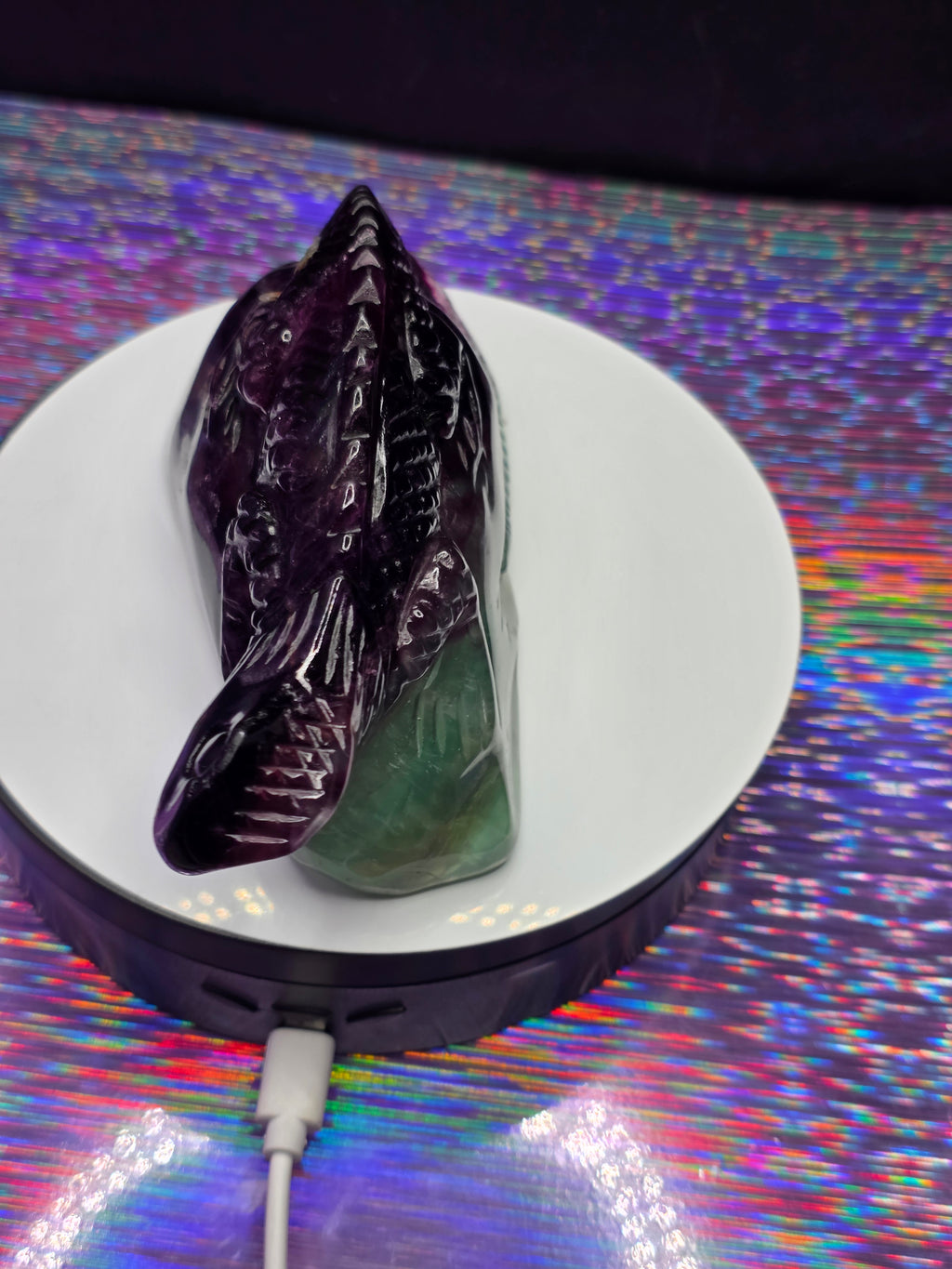 Purple Fluorite Lizard