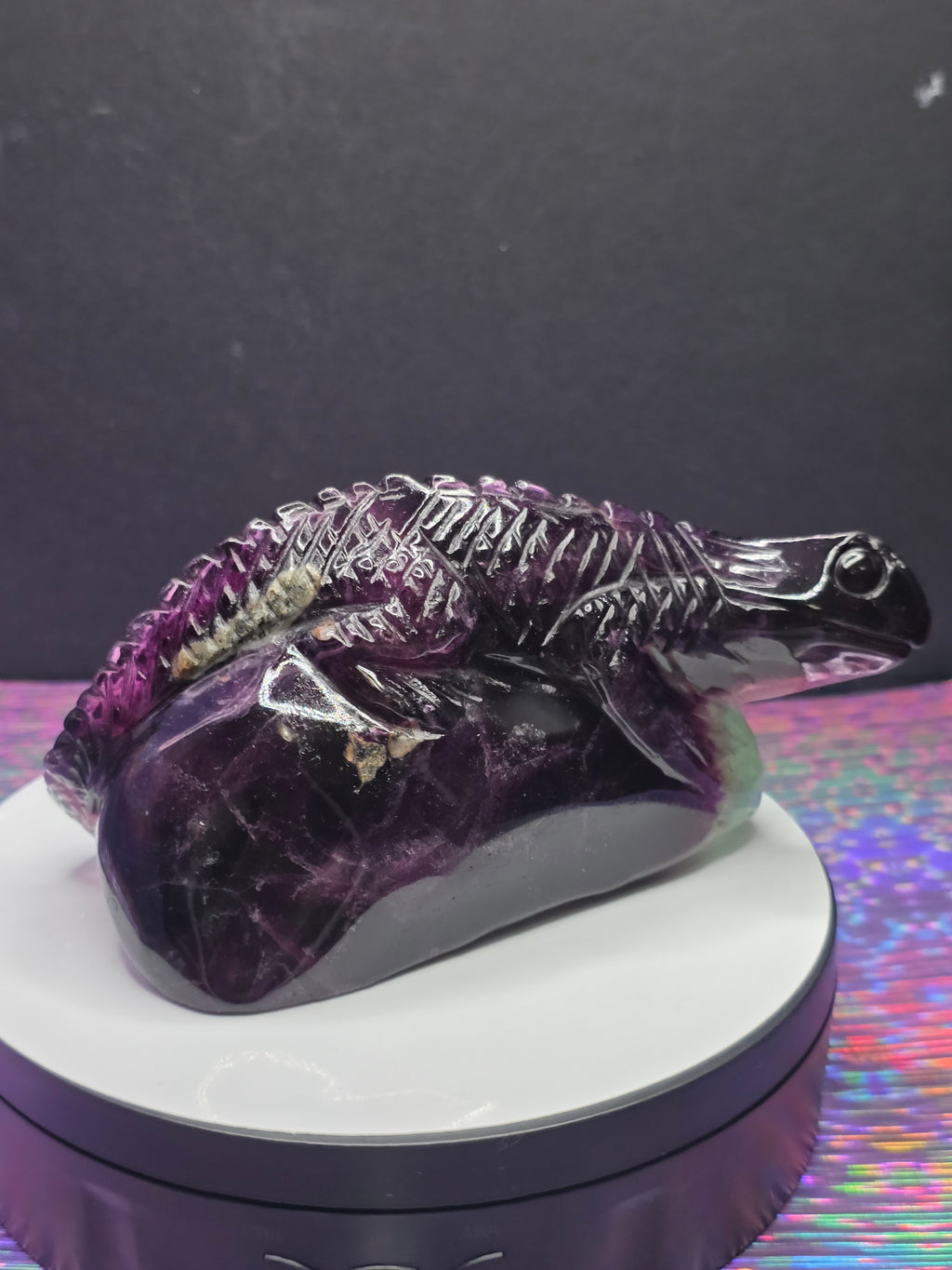 Purple Fluorite Lizard